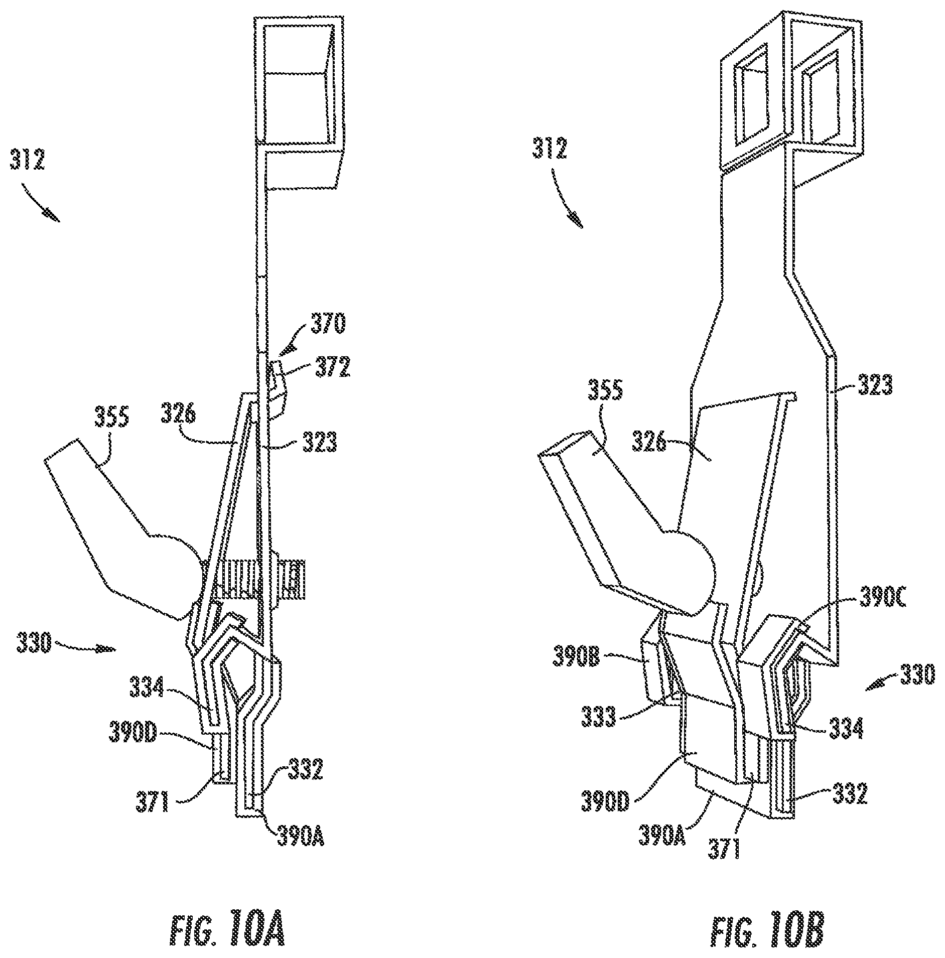 Patent US11774007 Figure 8 – Snap to grid bracket for a sprinkler support assembly