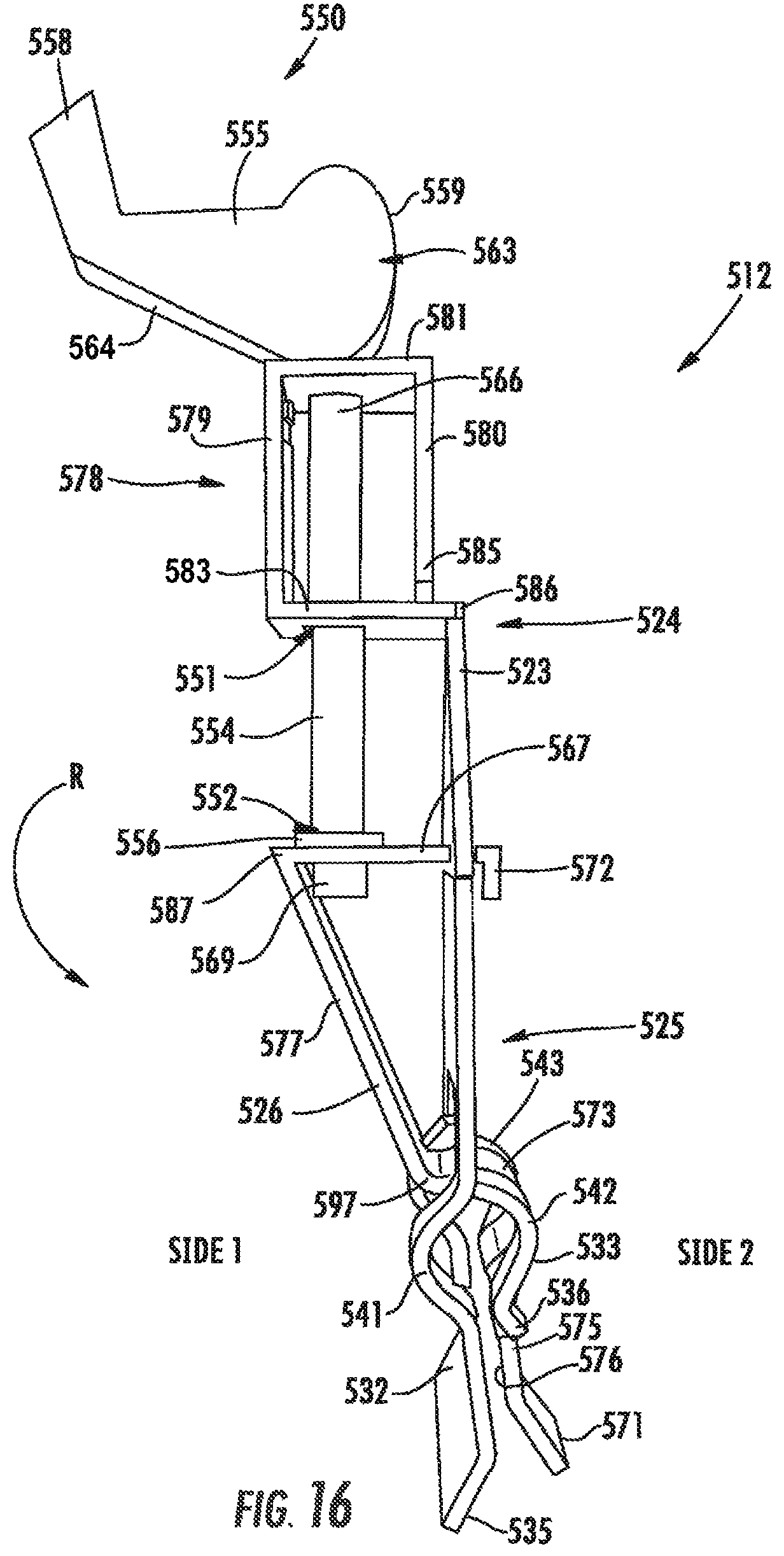 Patent US11774007 Figure 14 – Snap to grid bracket for a sprinkler support assembly