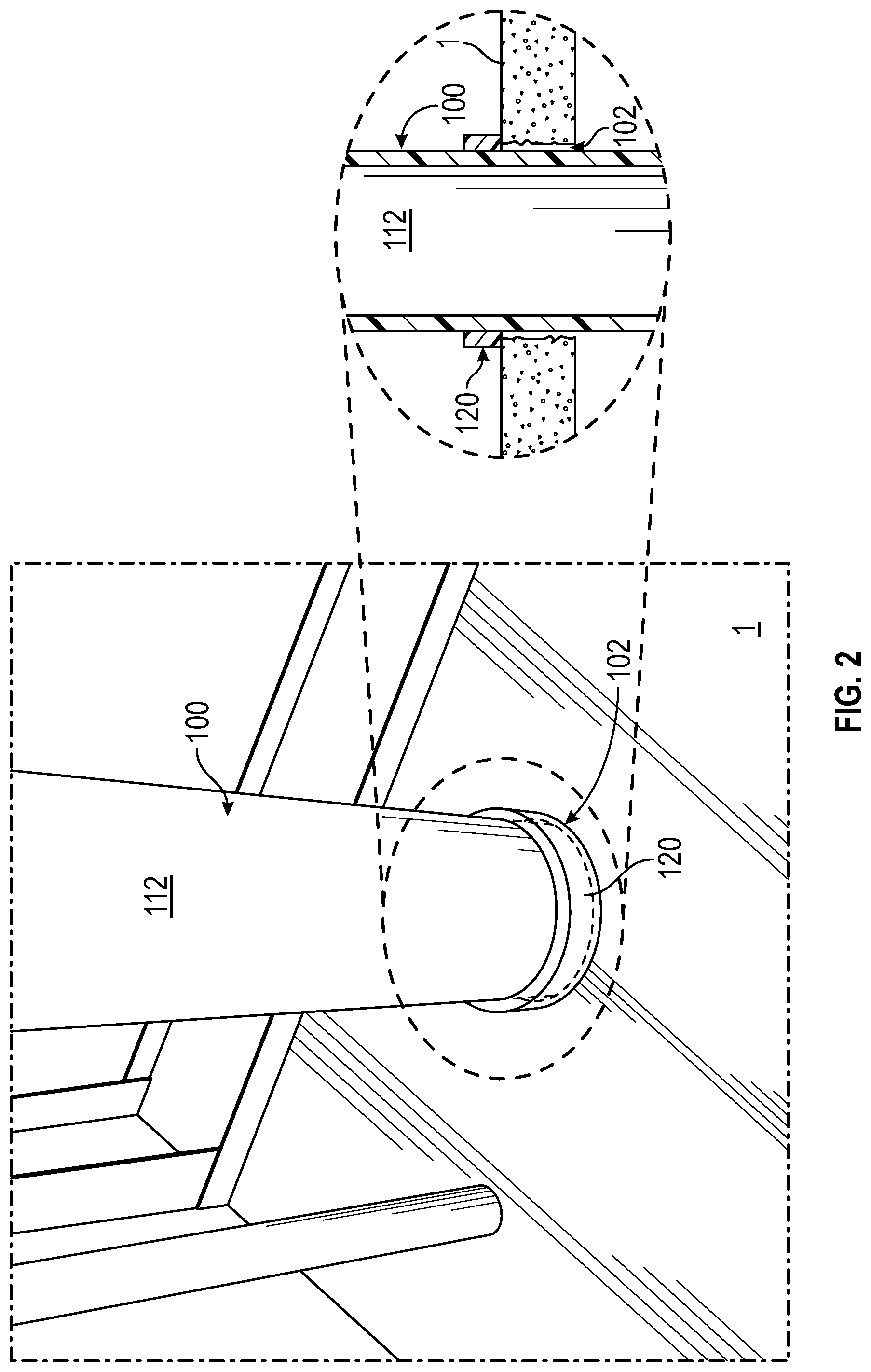 Patent US11774008 Figure 2 – Riser ring system and method of use