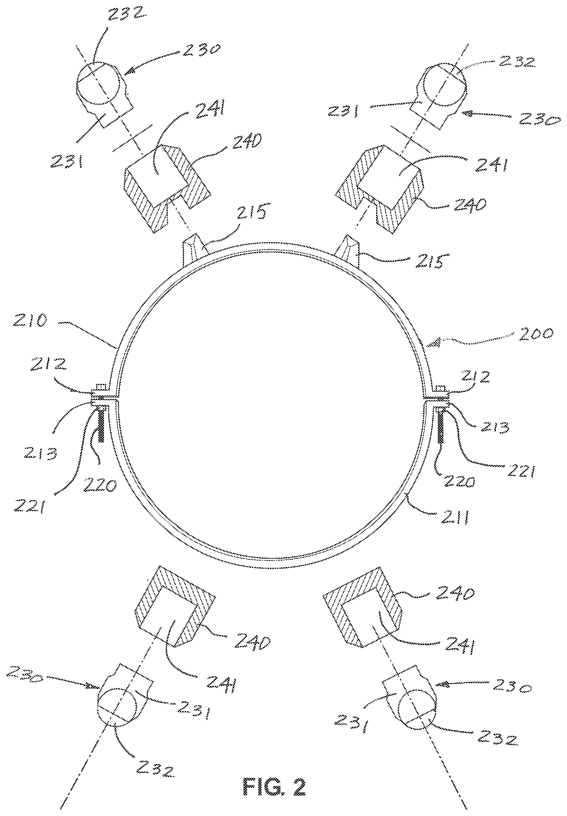 Patent US11774009 Figure 2 – Method and apparatus for multidirectional pipe runners