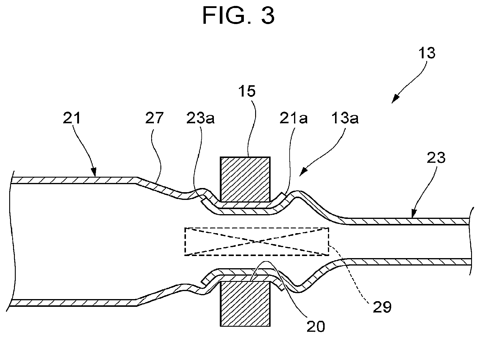 Patent US11774013 Figure 3 – Stepped pipe member and stepped pipe member production method