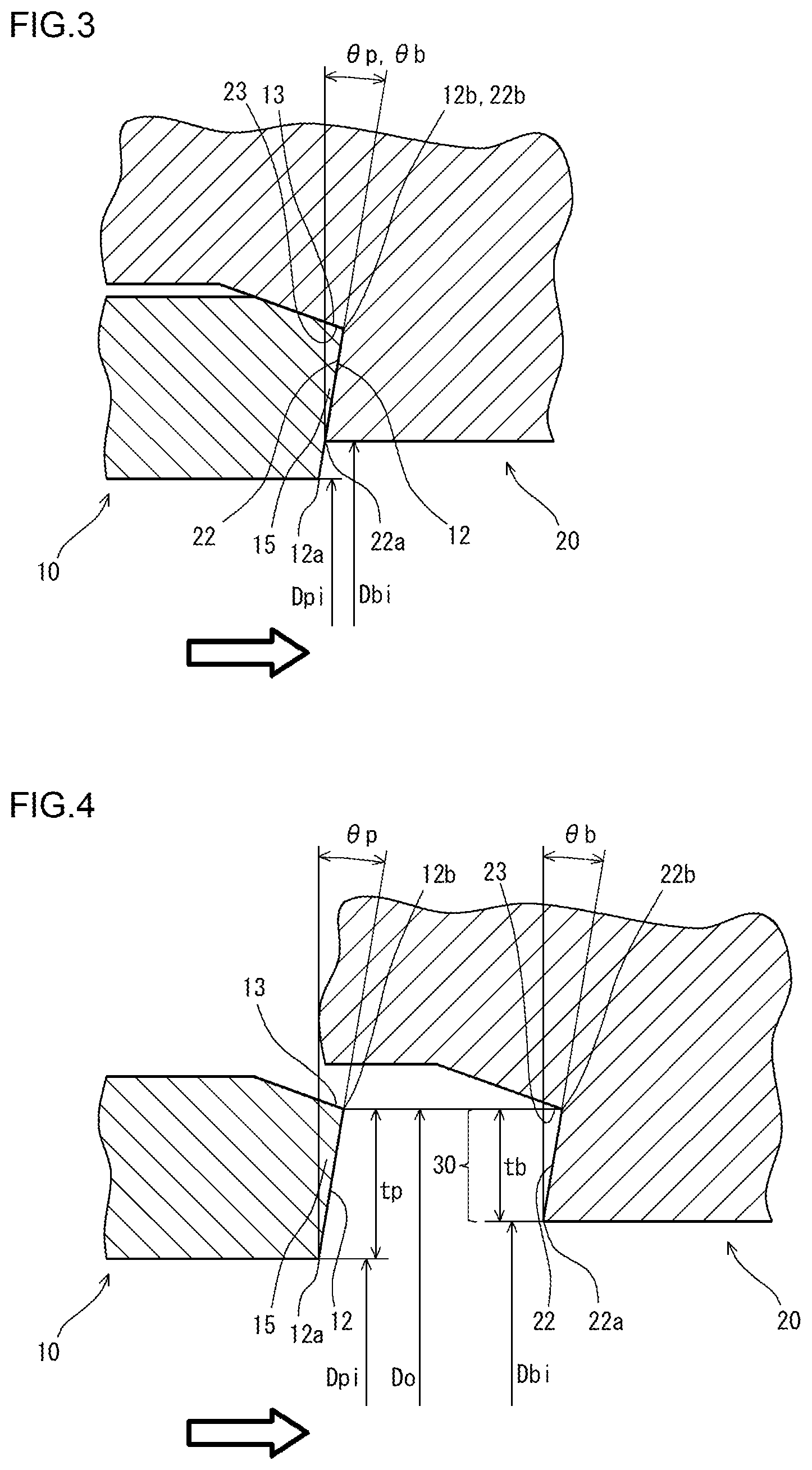 Patent US11774014 Figure 2 – Threaded connection for steel pipes