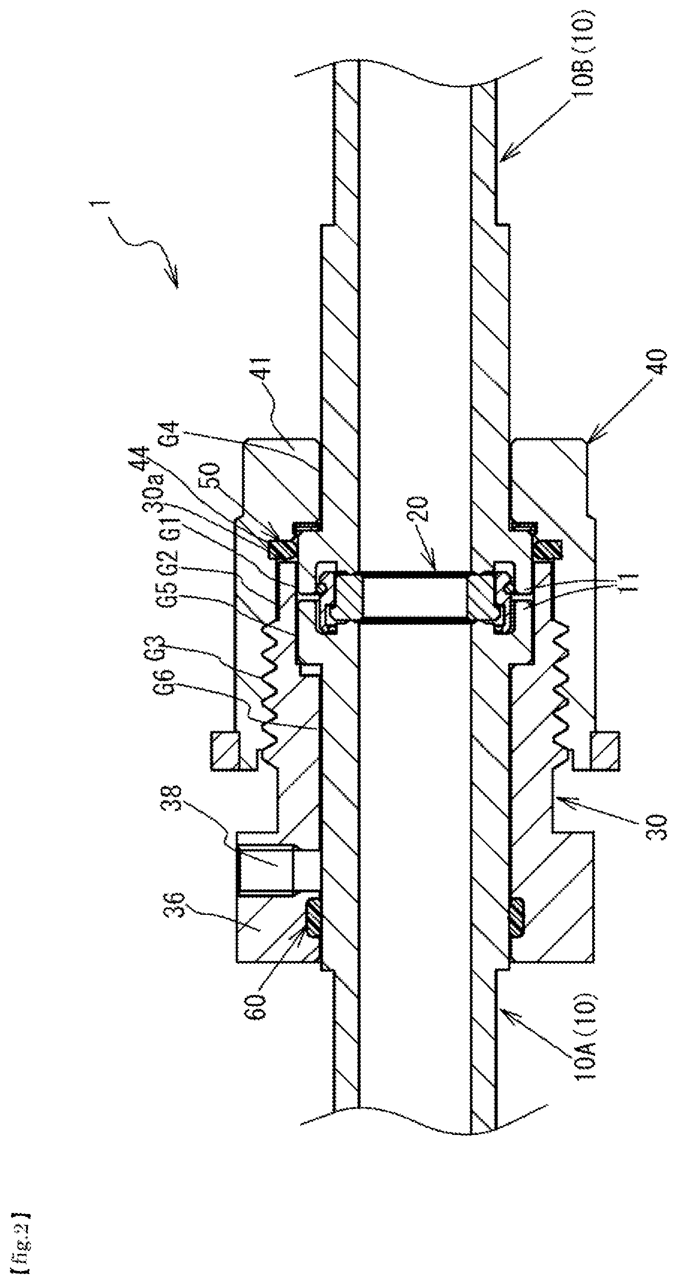 Patent US11774015 Figure 2 – Pipe joint