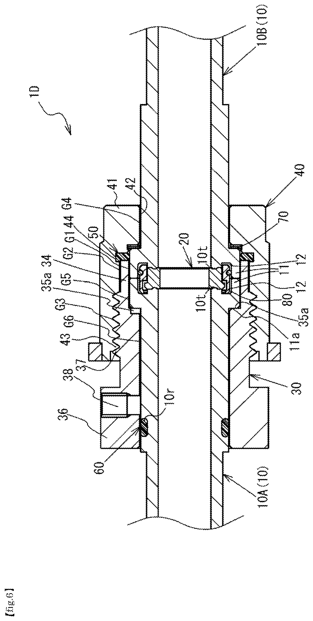 Patent US11774015 Figure 6 – Pipe joint