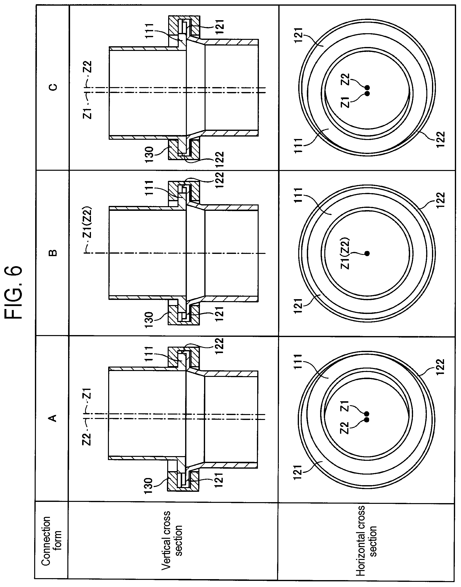 Patent US11774017 Figure 6 – Pipe connection structure and processing apparatus