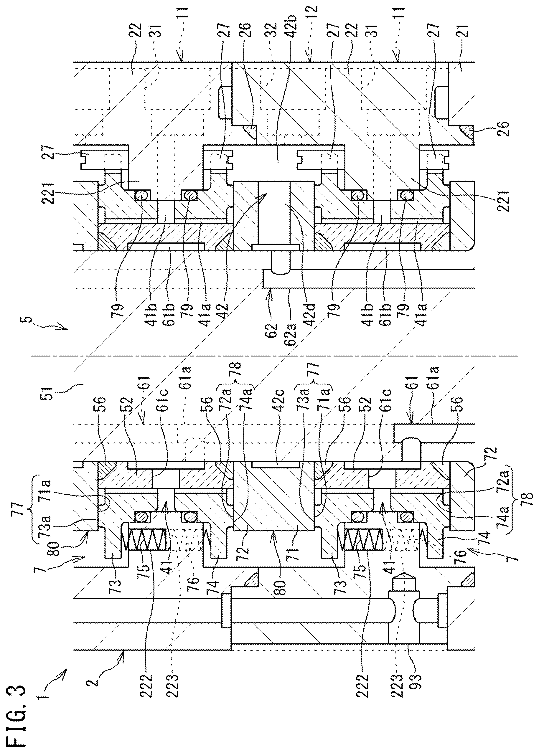 Patent US11774018 Figure 3 – Rotary joint