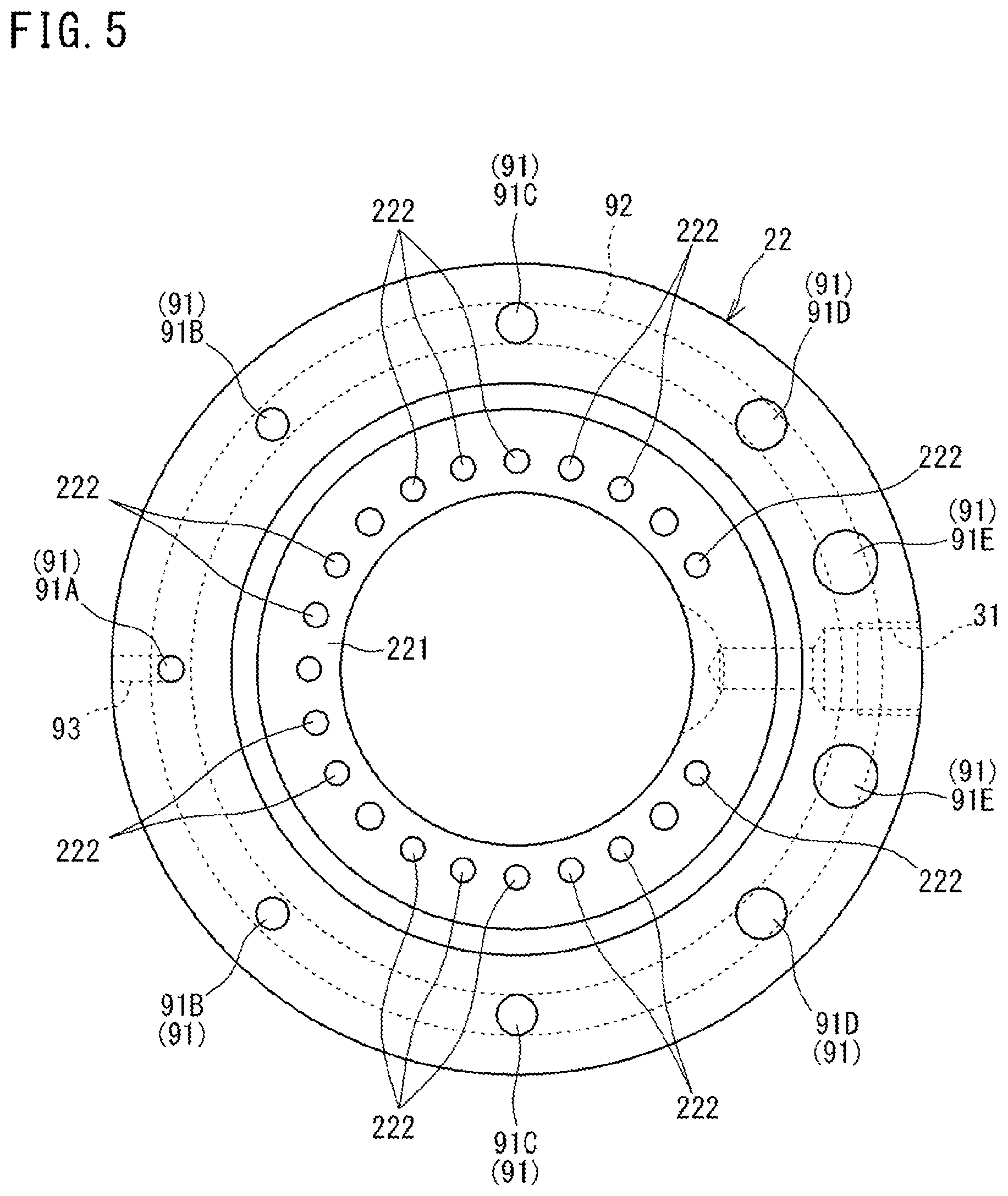 Patent US11774018 Figure 5 – Rotary joint