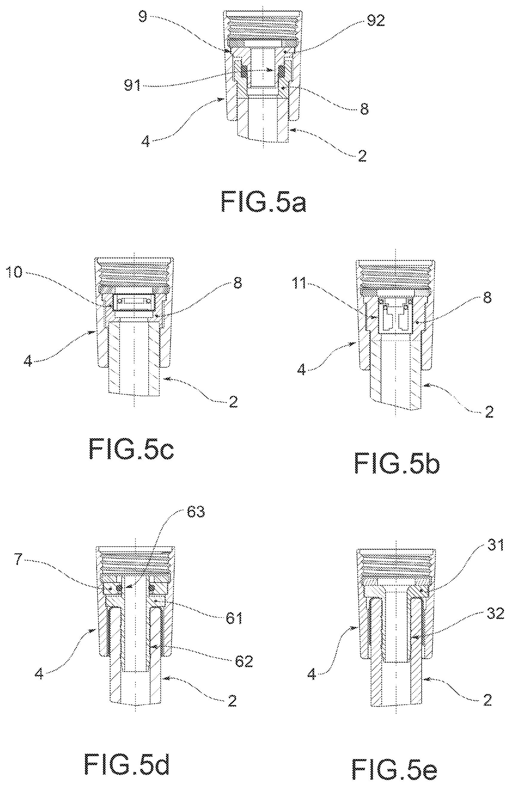 Patent US11774019 Figure 5 – Connection system for distributing water