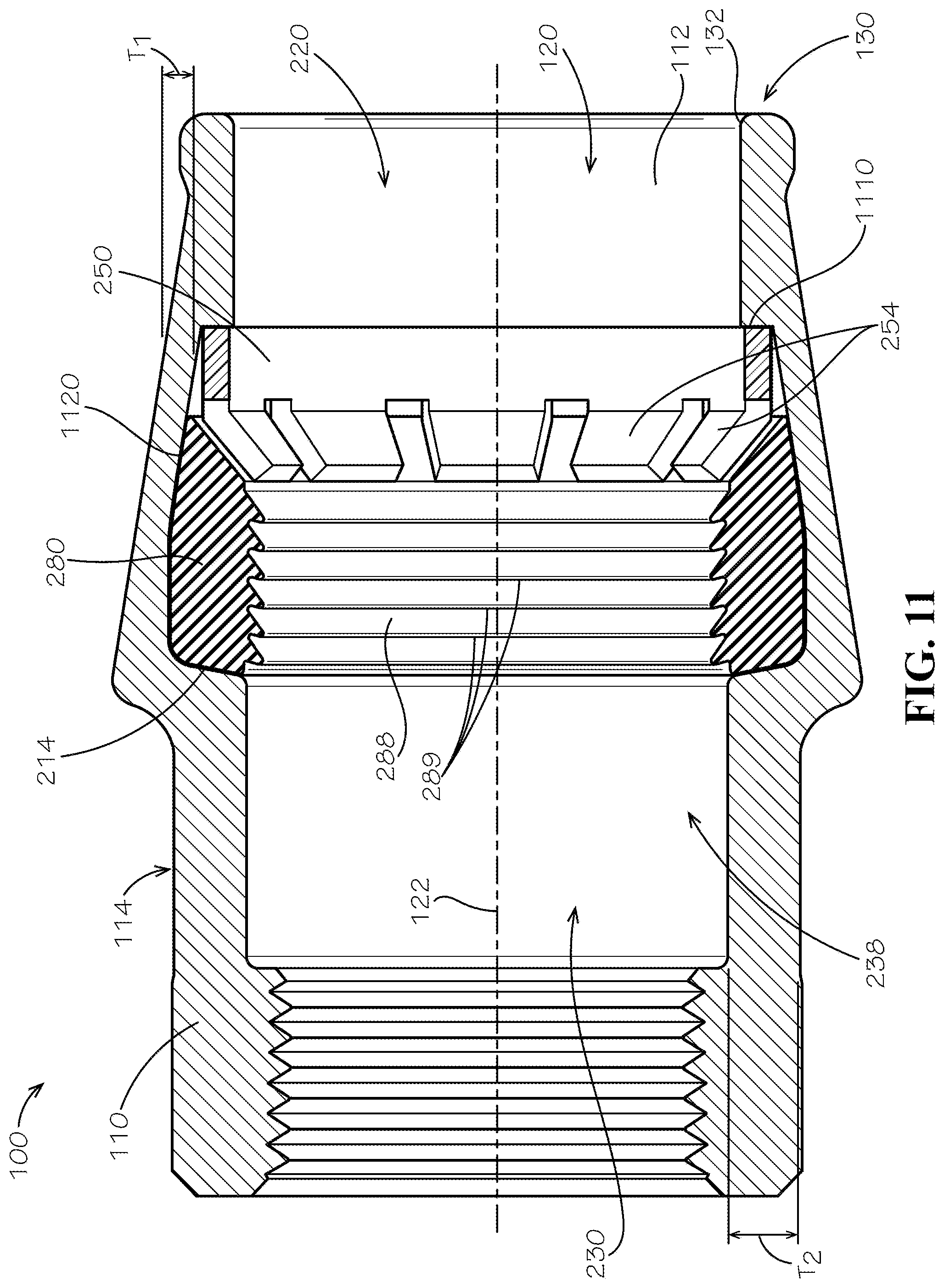 Patent US11774022 Figure 10 – Pipe fitting with grip ring