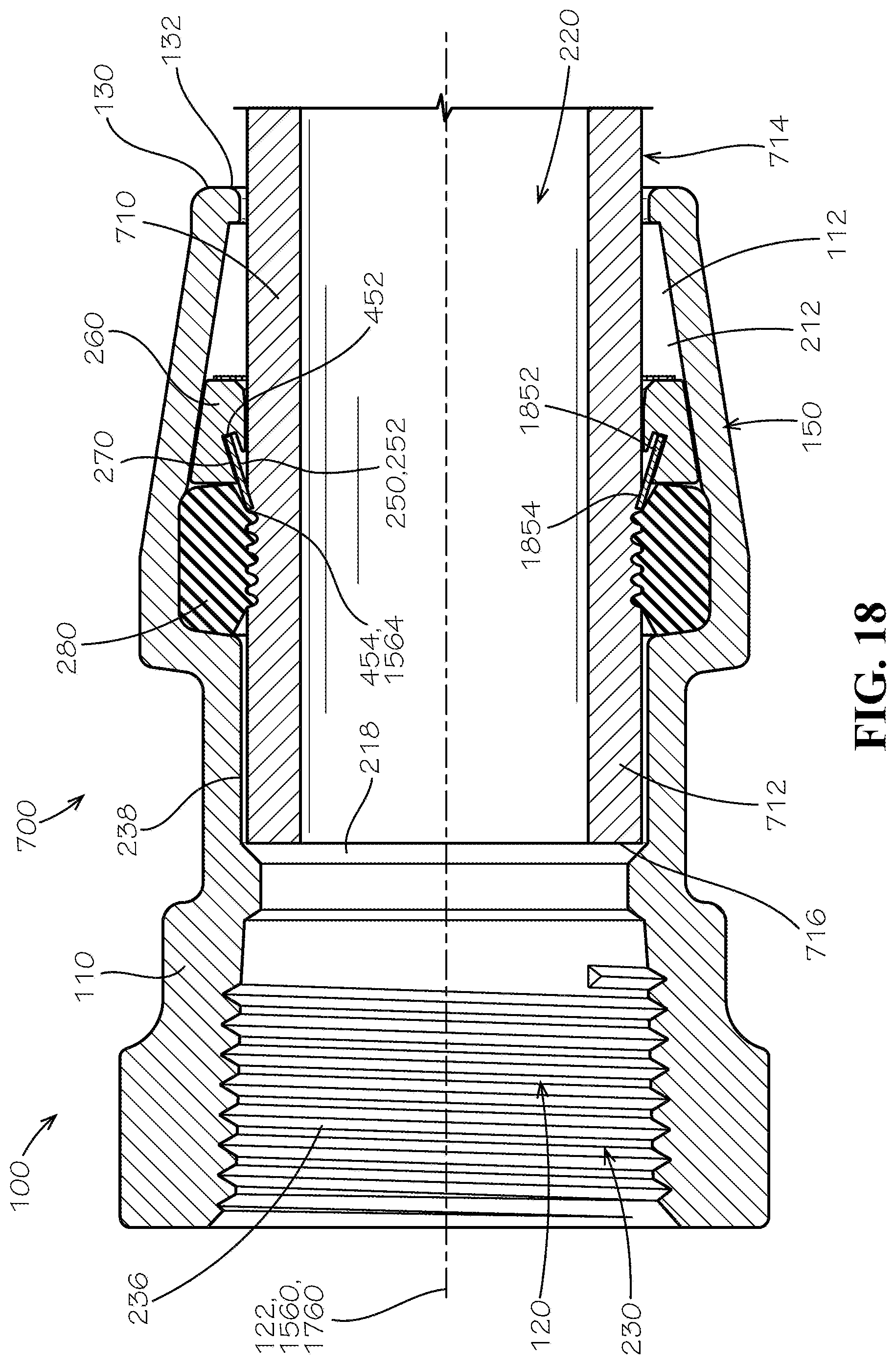Patent US11774022 Figure 15 – Pipe fitting with grip ring