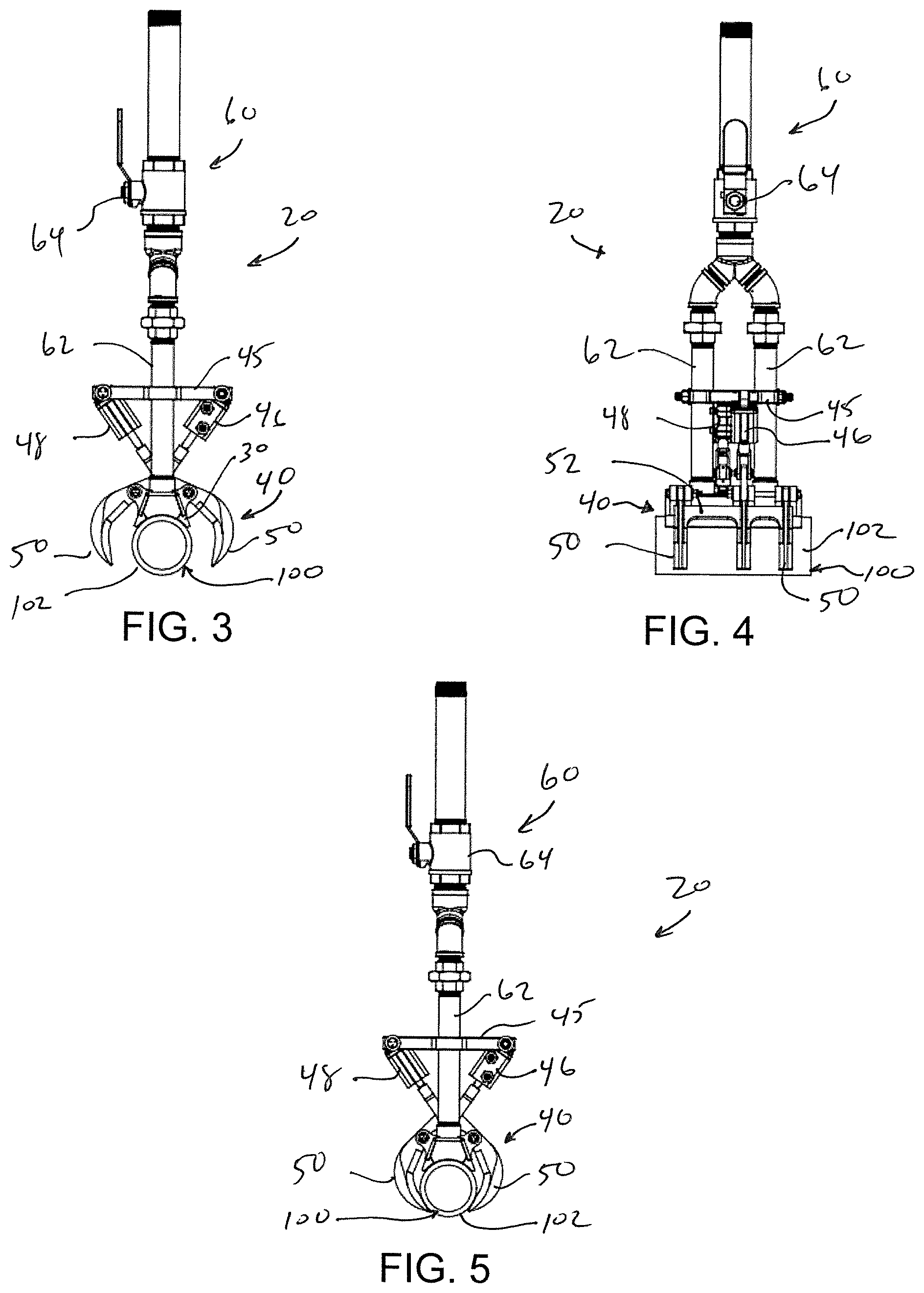 Patent US11774027 Figure 2 – Emergency leak clamp