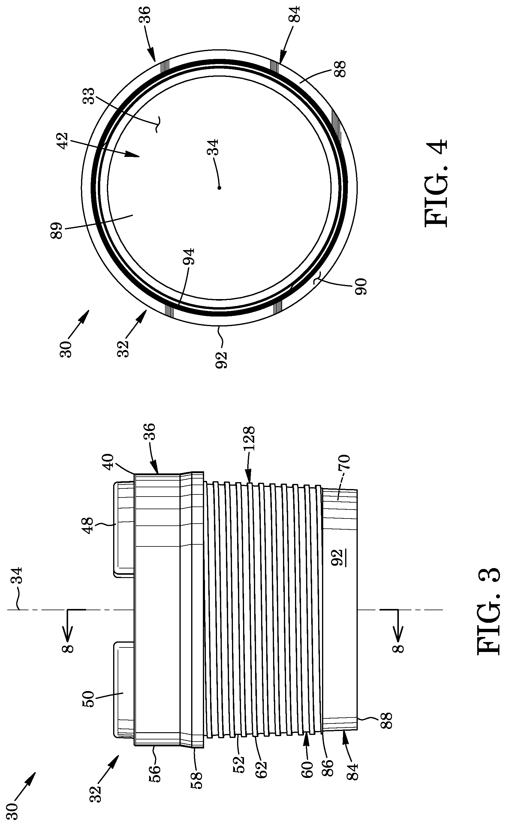 Patent US11774029 Figure 2 – Open-ended pipe thread protector with seal thereon and seal therefor