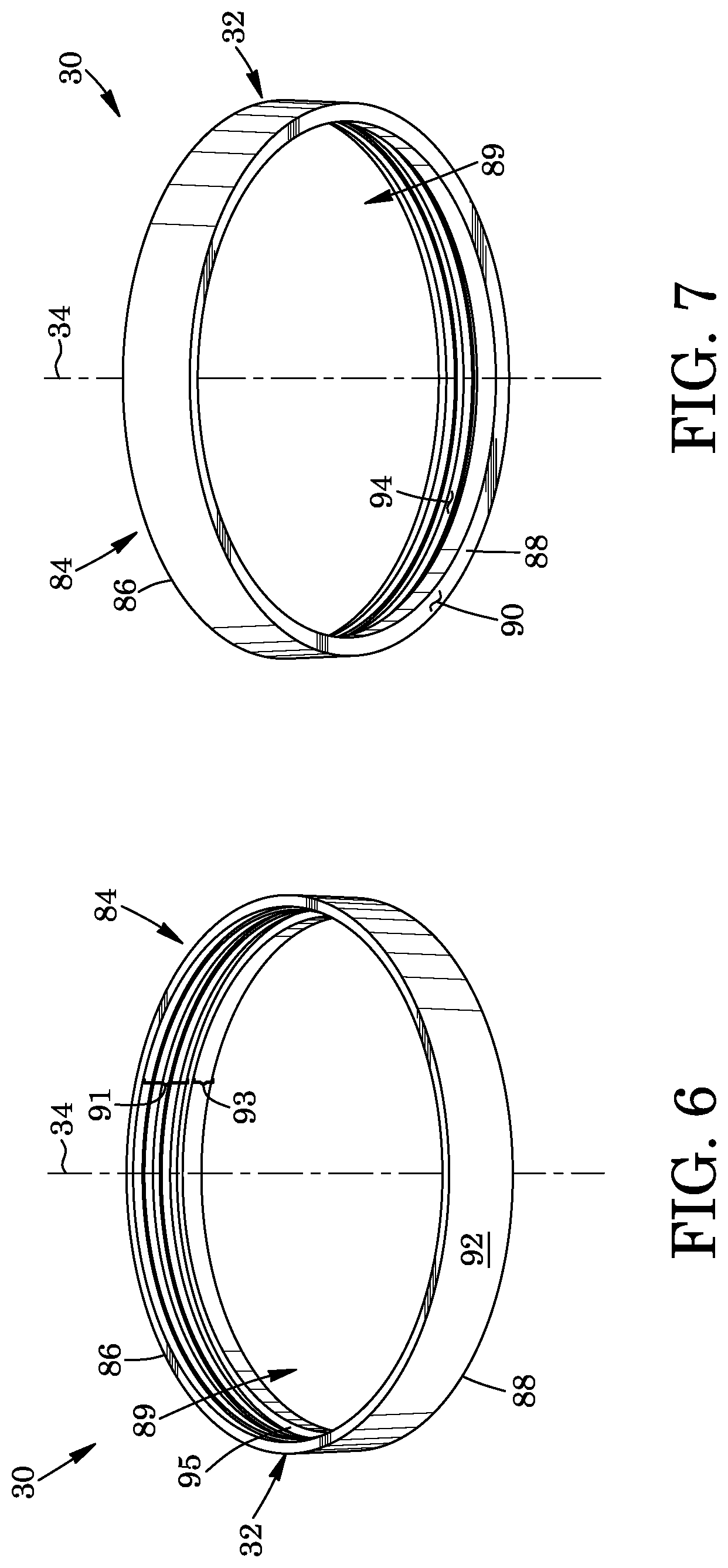Patent US11774029 Figure 4 – Open-ended pipe thread protector with seal thereon and seal therefor