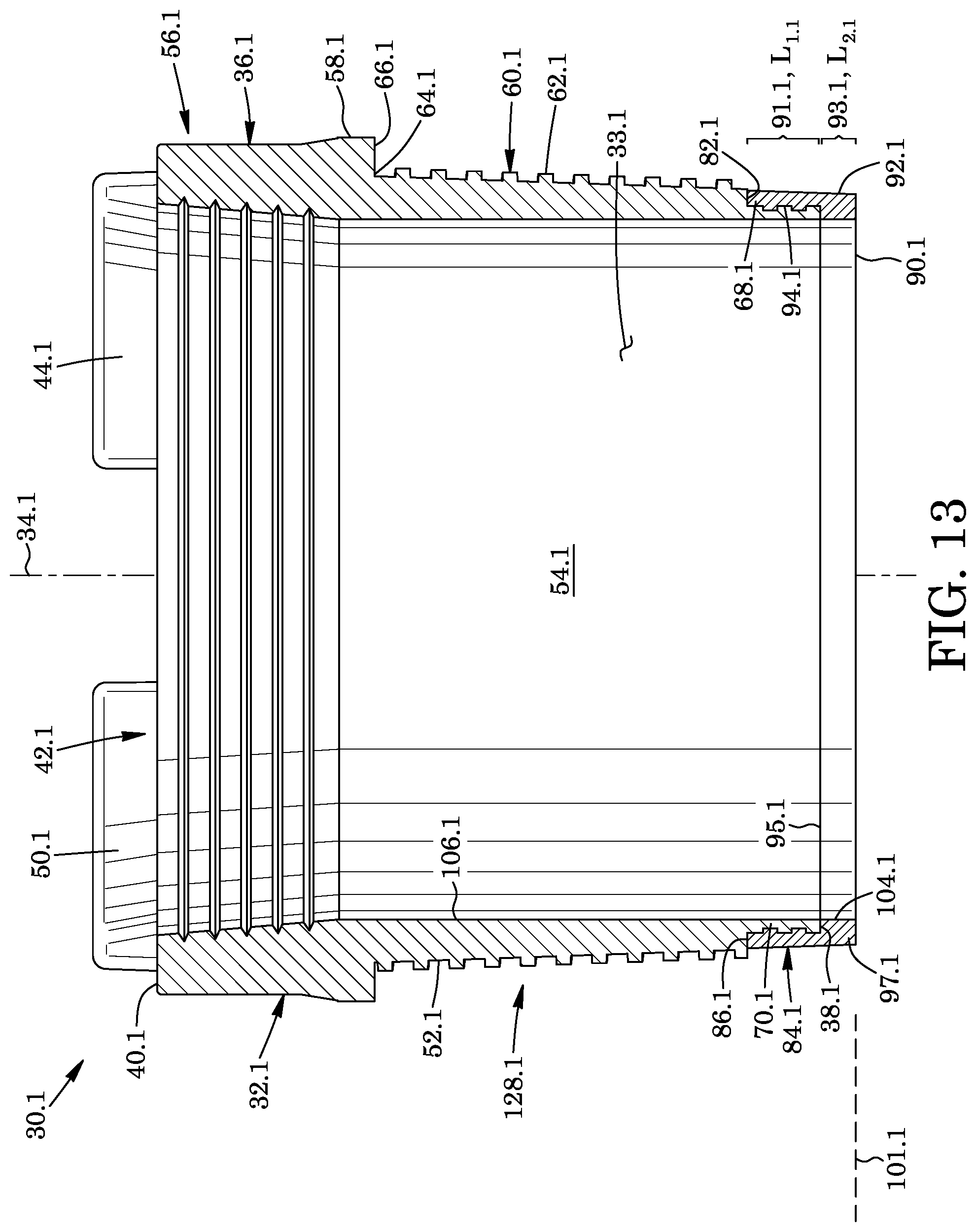 Patent US11774029 Figure 9 – Open-ended pipe thread protector with seal thereon and seal therefor