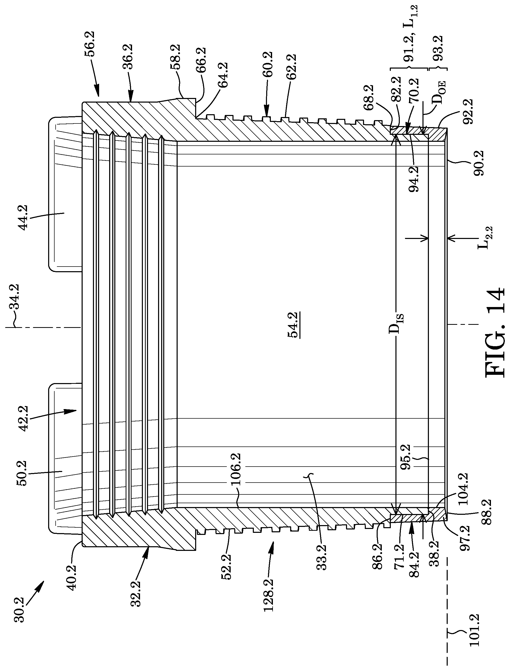 Patent US11774029 Figure 10 – Open-ended pipe thread protector with seal thereon and seal therefor