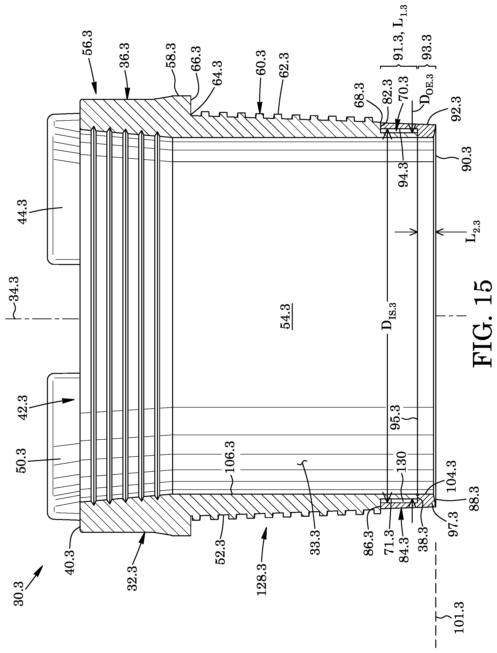 Patent US11774029 Figure 11 – Open-ended pipe thread protector with seal thereon and seal therefor