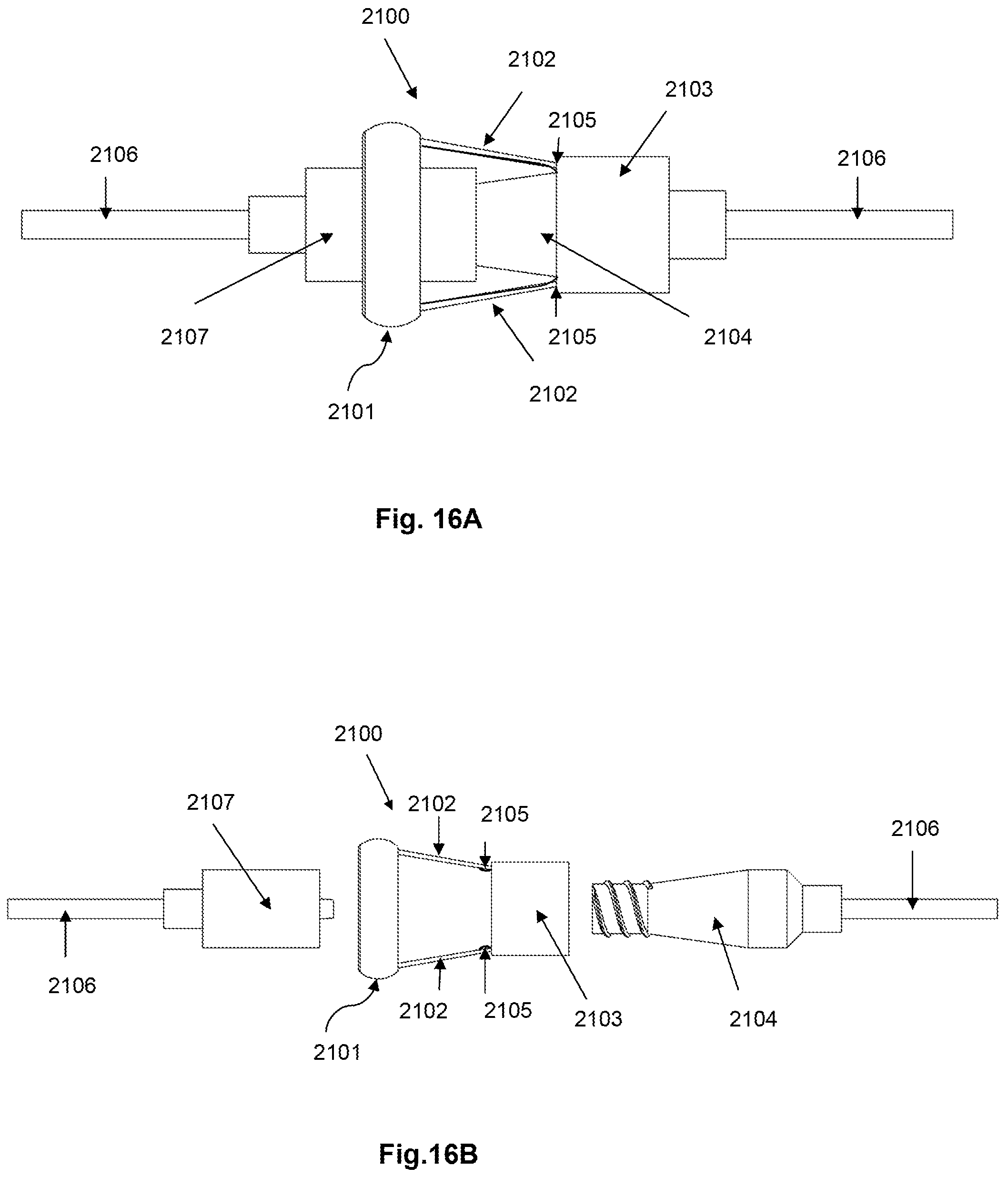 Patent US11774030 Figure 12 – Tubing connector for decreased contamination