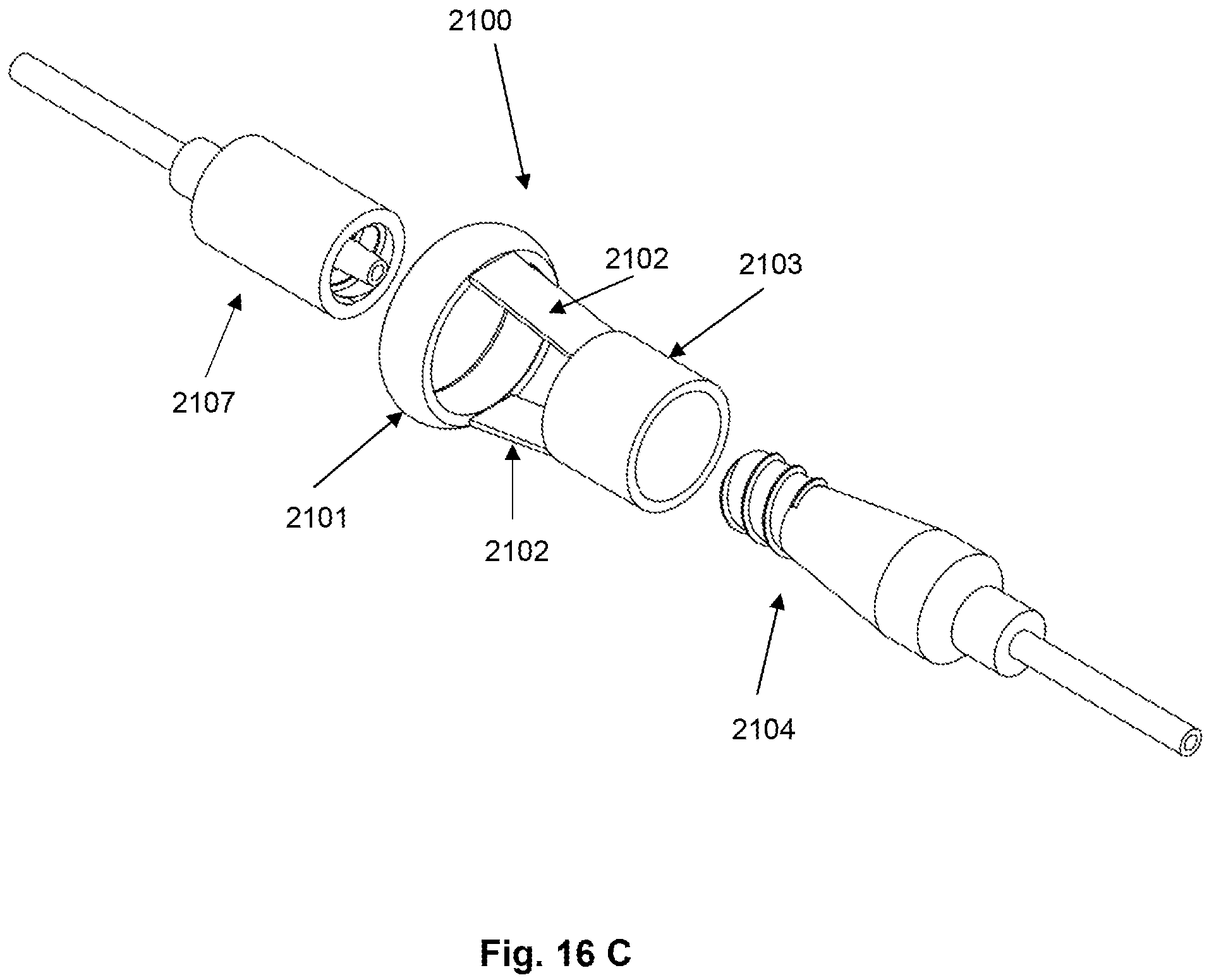 Patent US11774030 Figure 13 – Tubing connector for decreased contamination