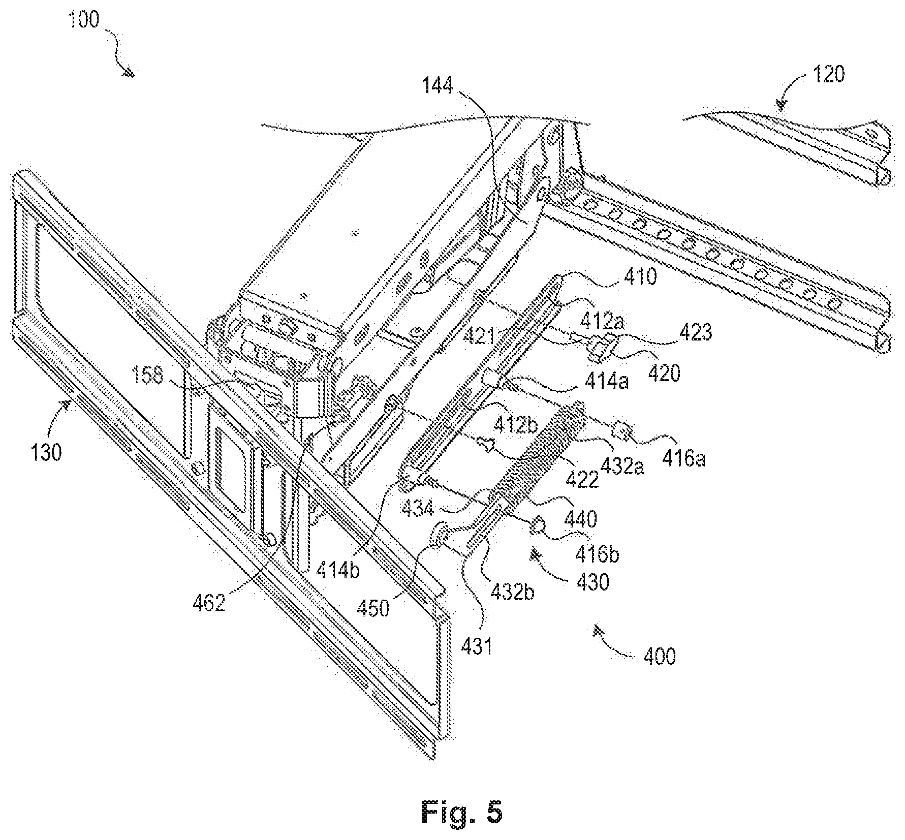 Patent US11774033 Figure 5 – Display mount assembly