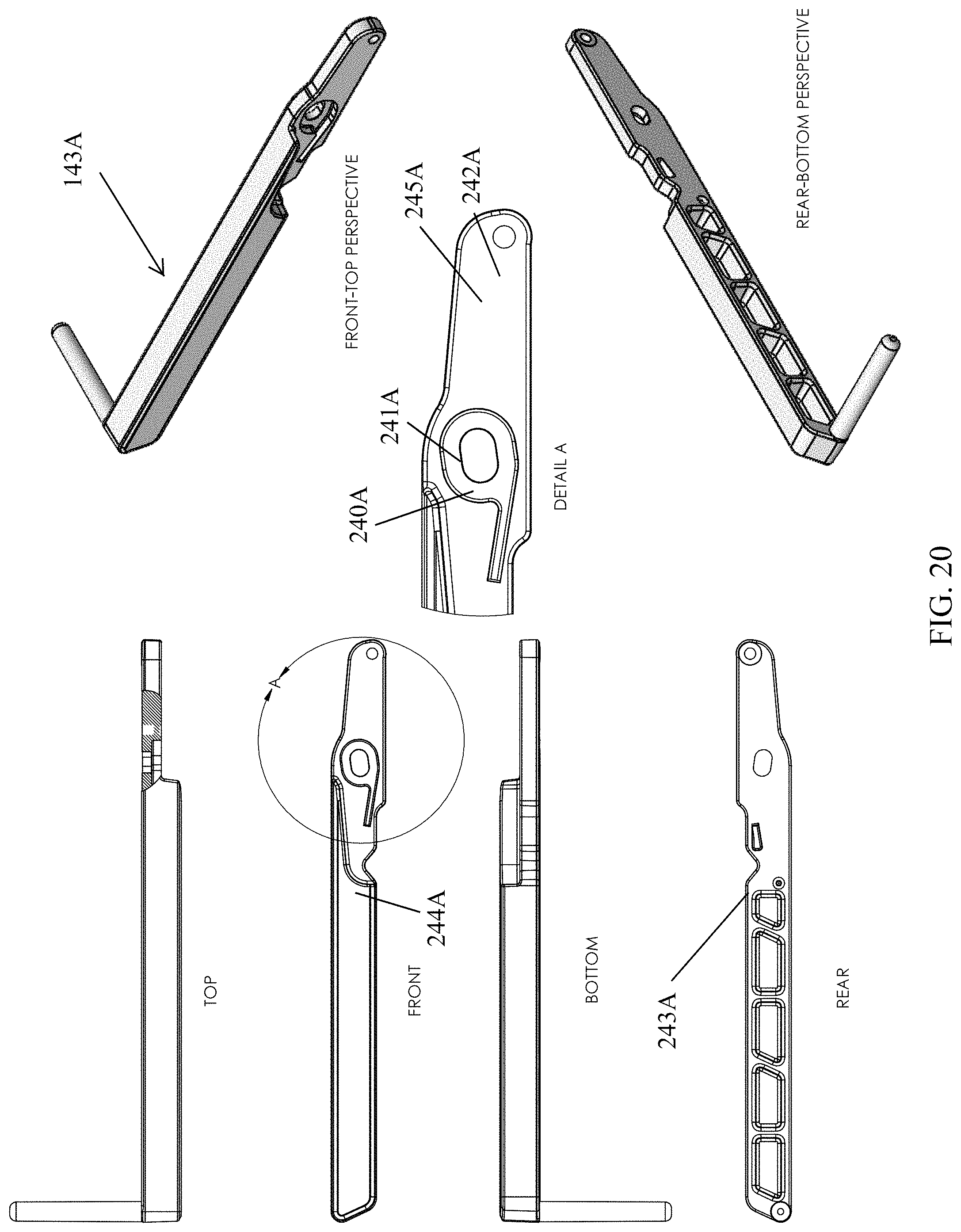 Patent US11774036 Figure 18 – Device for holding portable electronics
