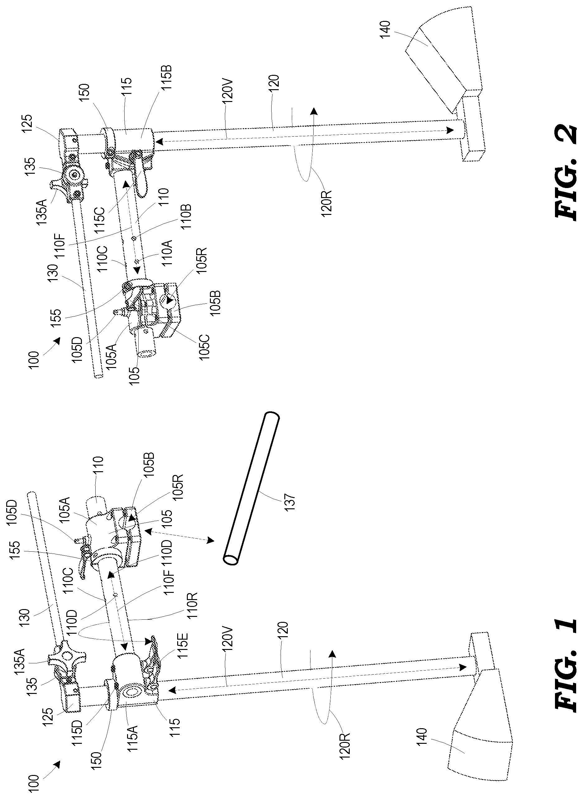Patent US11774038 Figure 1 – Mounting assembly