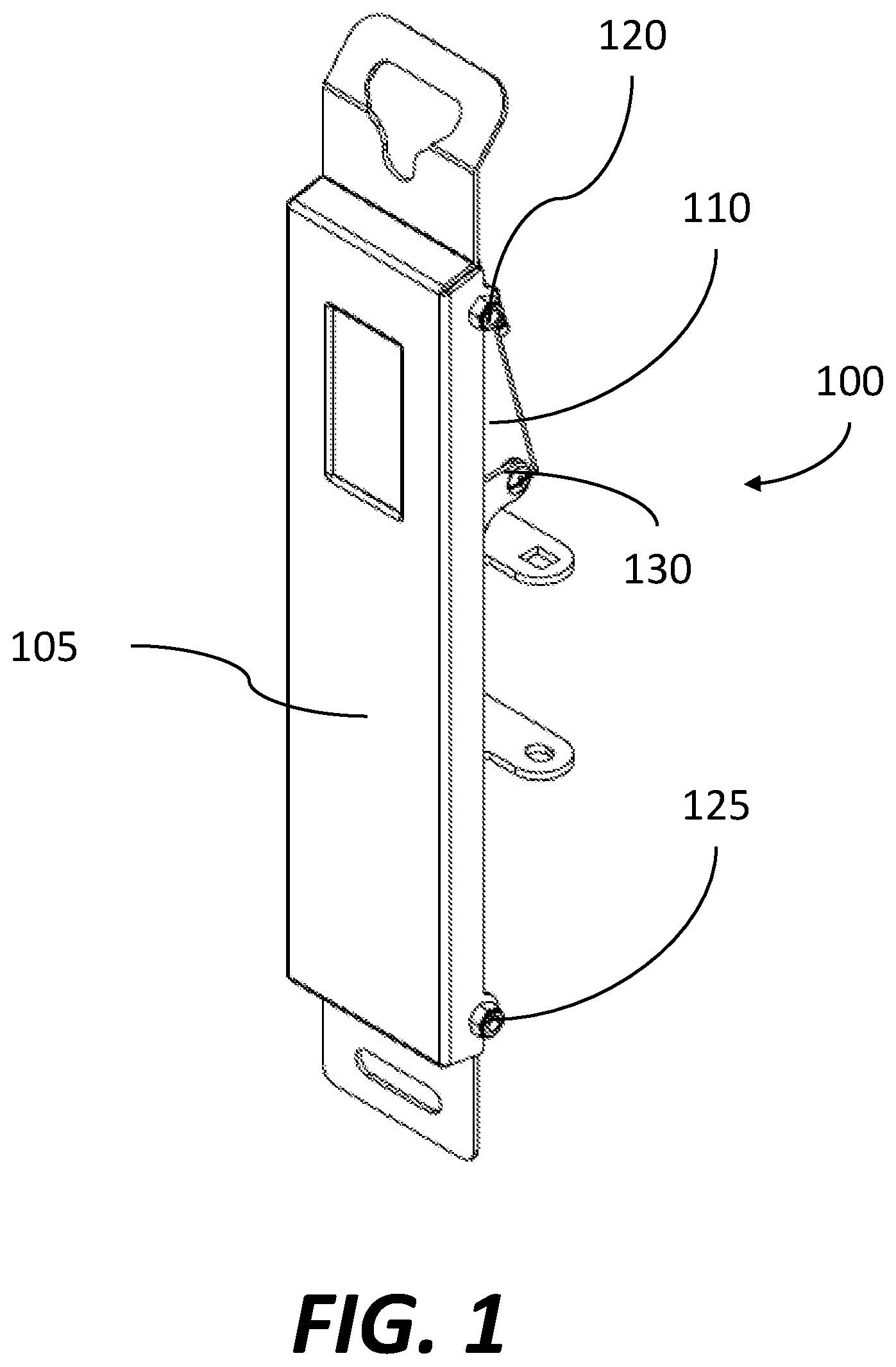 Patent US11774039 Figure 1 – Television support tilt mechanism