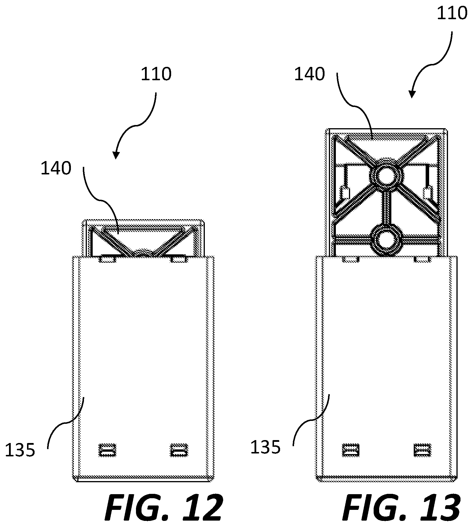 Patent US11774039 Figure 10 – Television support tilt mechanism