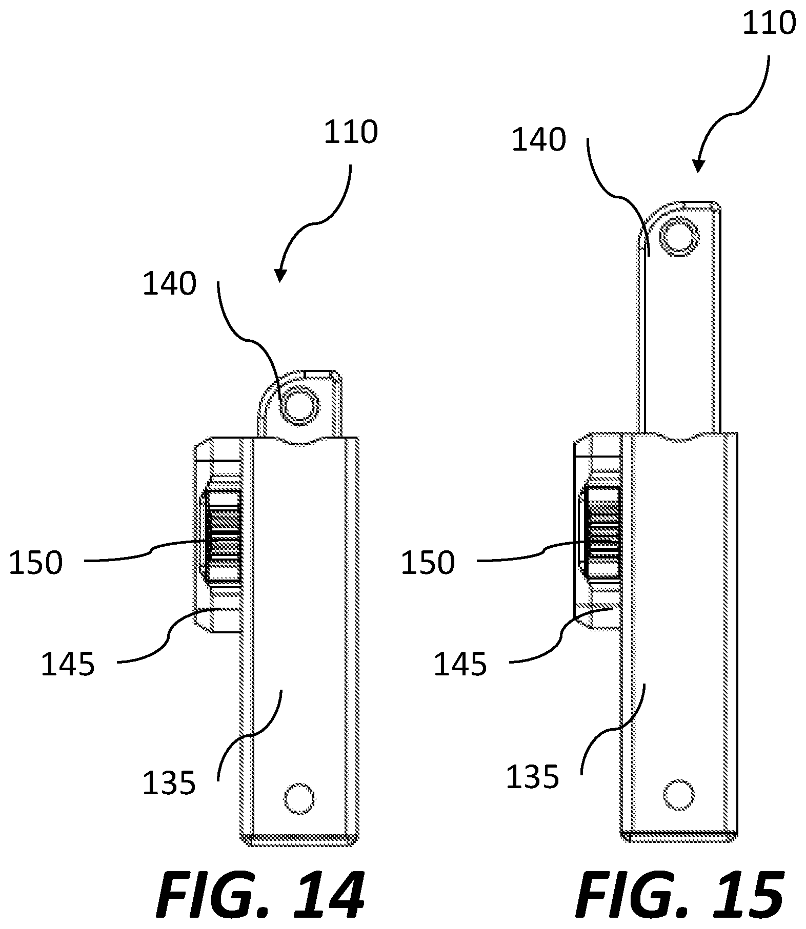 Patent US11774039 Figure 11 – Television support tilt mechanism