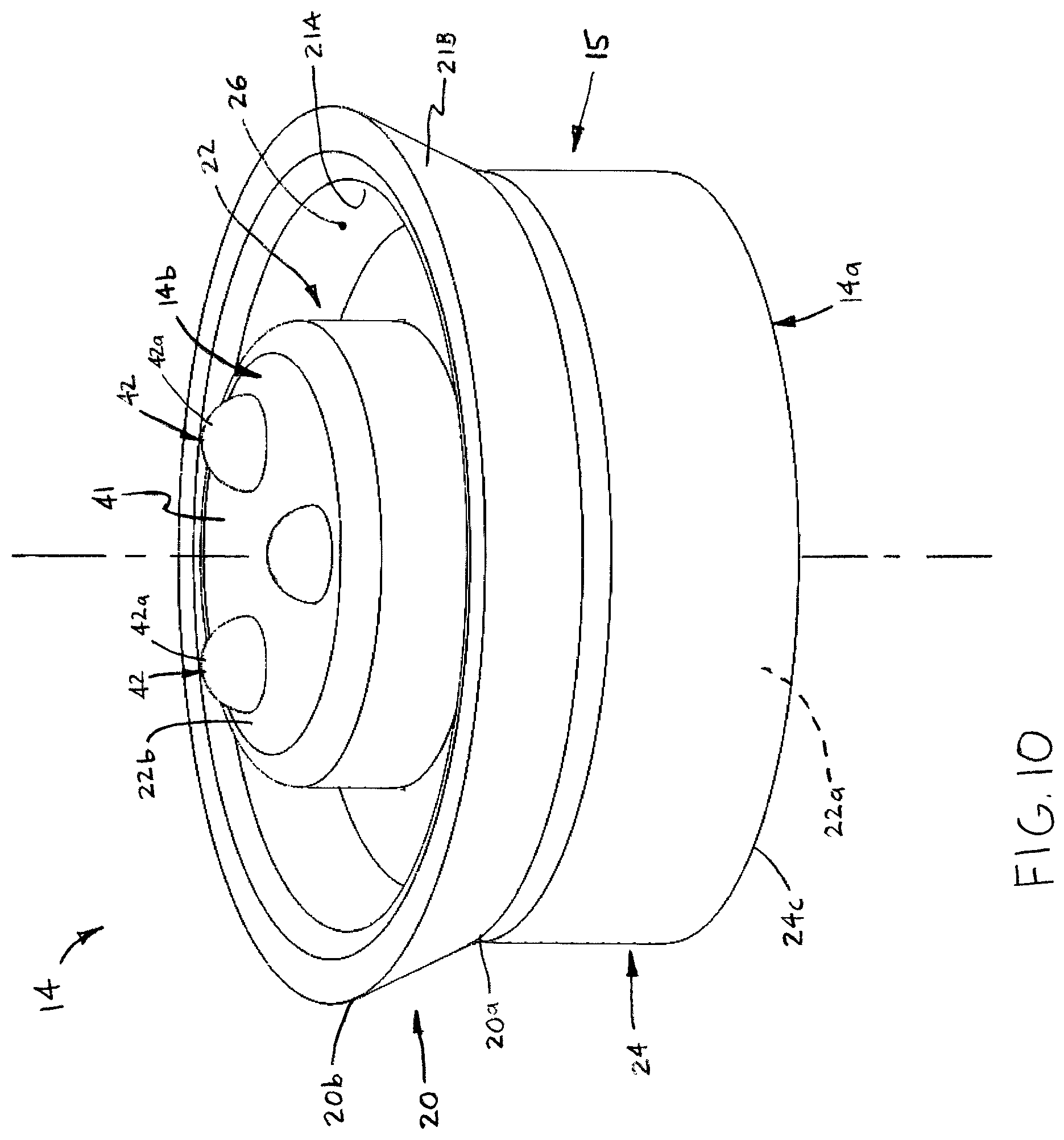 Patent US11774040 Figure 10 – Injector piston with improved seal