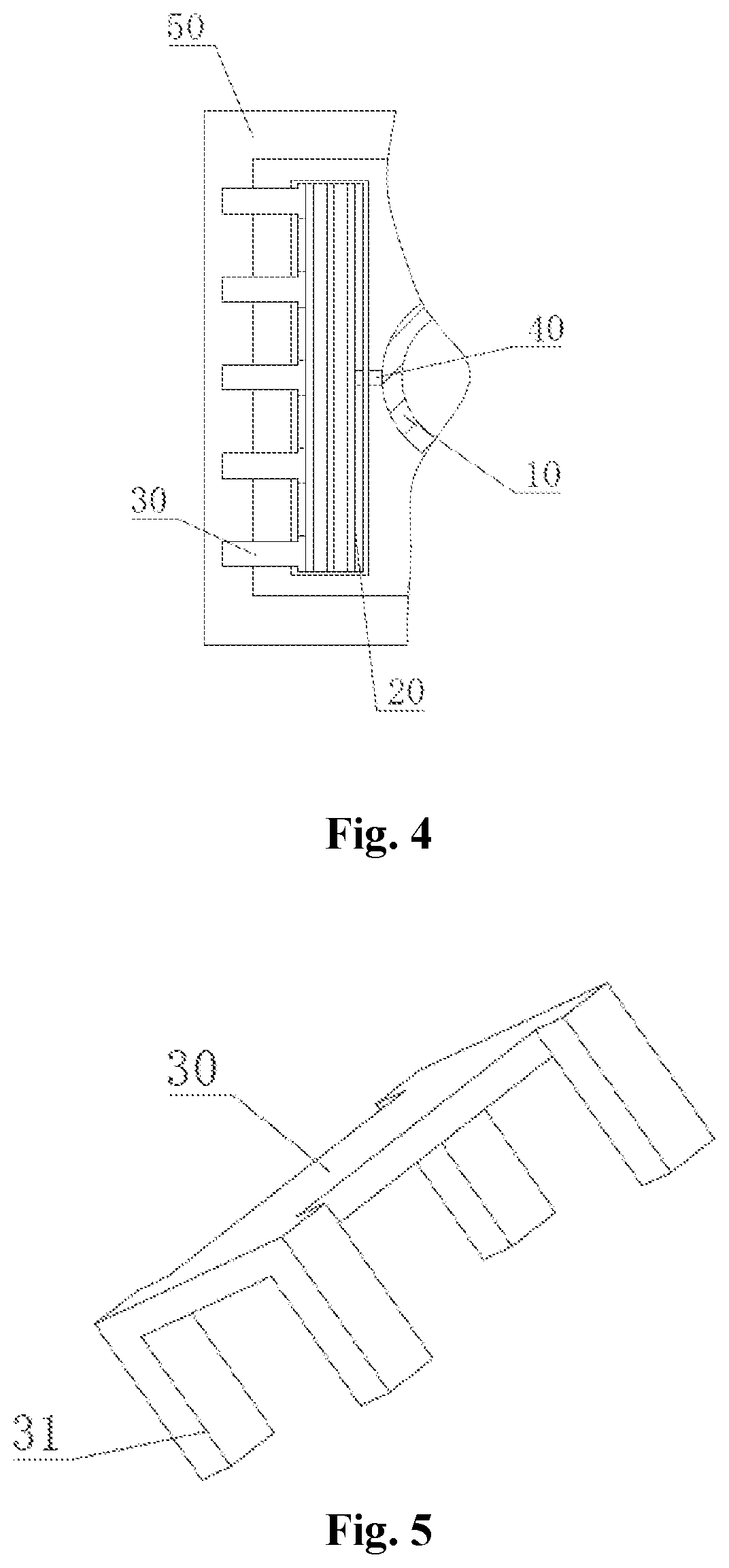 Patent US11774041 Figure 3 – Integral side slope structure of soil covering tank