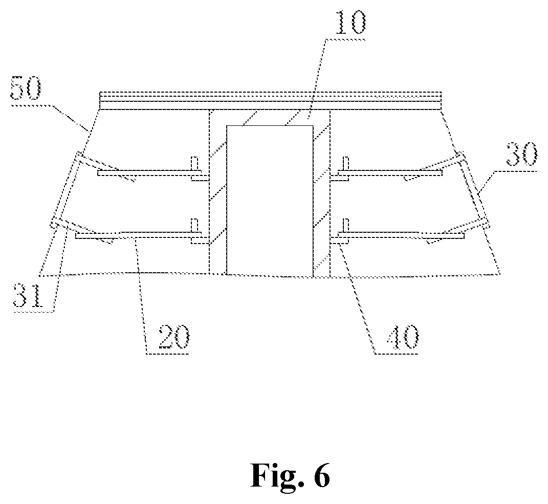 Patent US11774041 Figure 4 – Integral side slope structure of soil covering tank