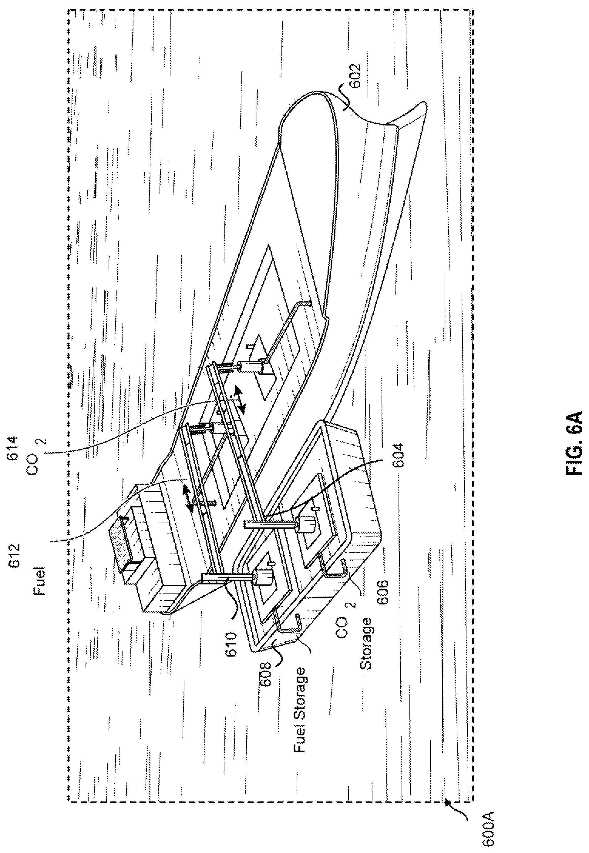 Patent US11774042 Figure 11 – Systems and methods for transporting fuel and carbon dioxide in a dual fluid vessel