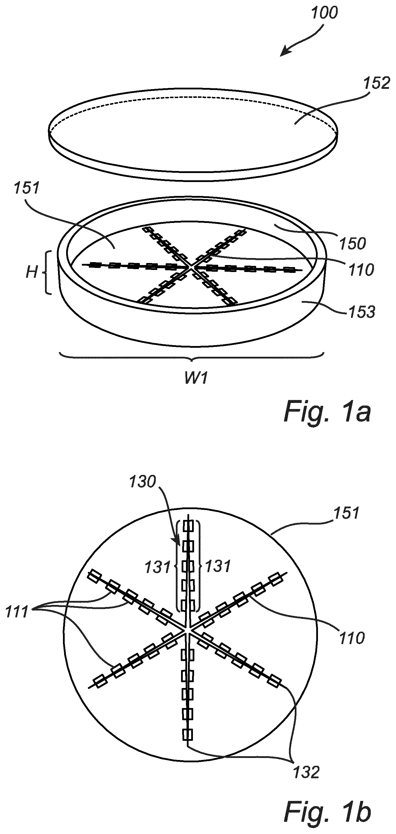 Patent US11774047 Figure 1 – LED strip configurtions for large area round luminaires providing homogeneous lighting