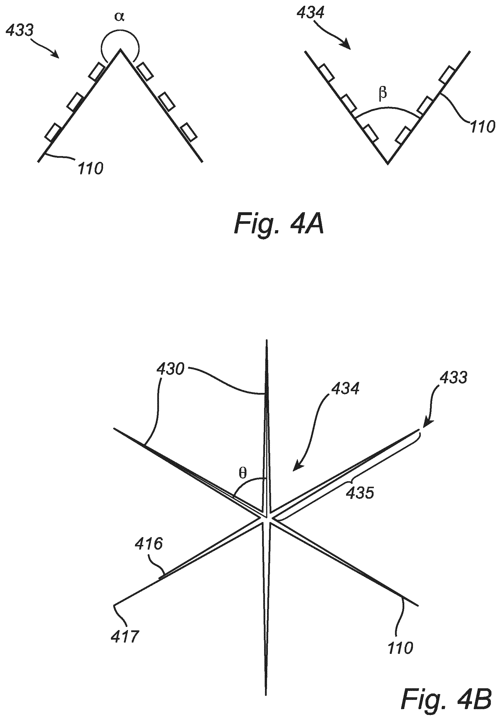 Patent US11774047 Figure 4 – LED strip configurtions for large area round luminaires providing homogeneous lighting