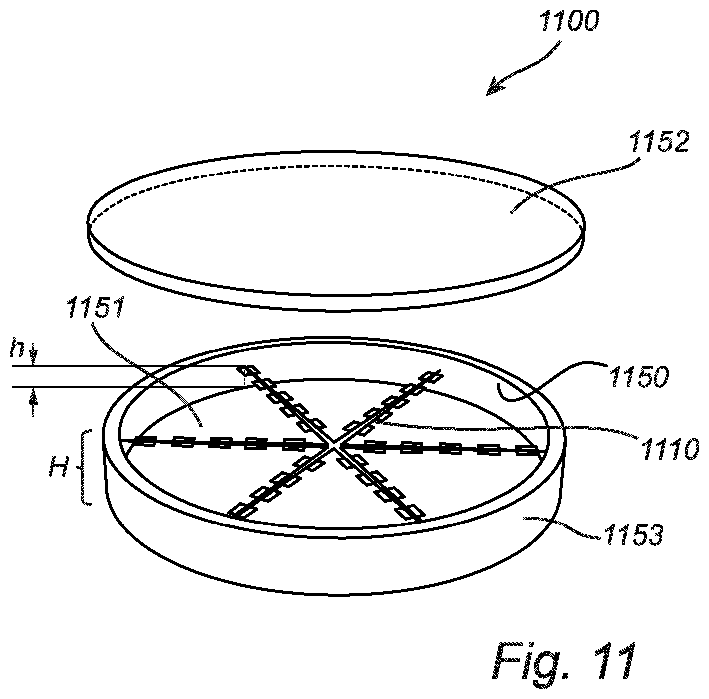 Patent US11774047 Figure 9 – LED strip configurtions for large area round luminaires providing homogeneous lighting