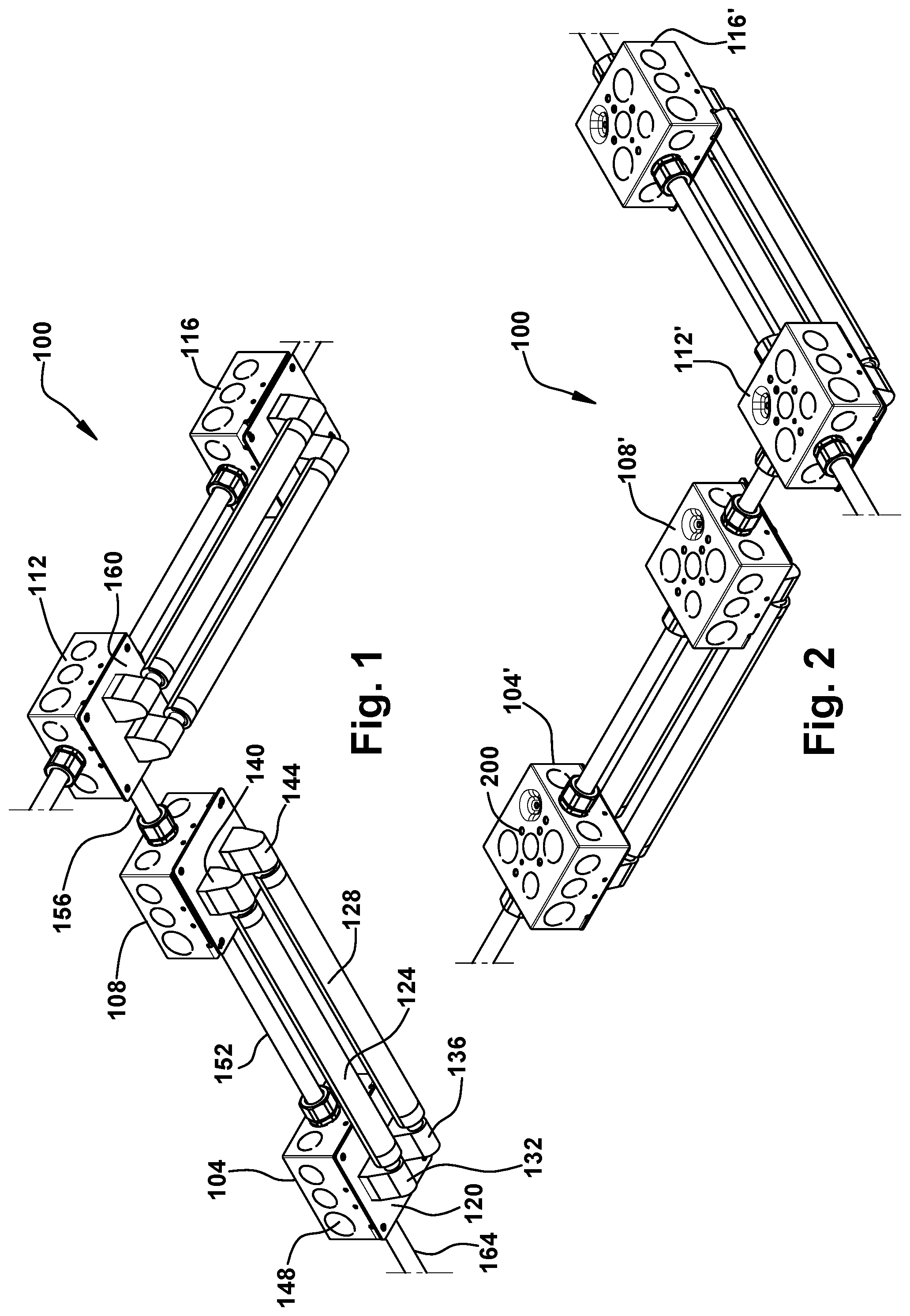 Patent US11774050 Figure 1 – Configurable modular lighting system