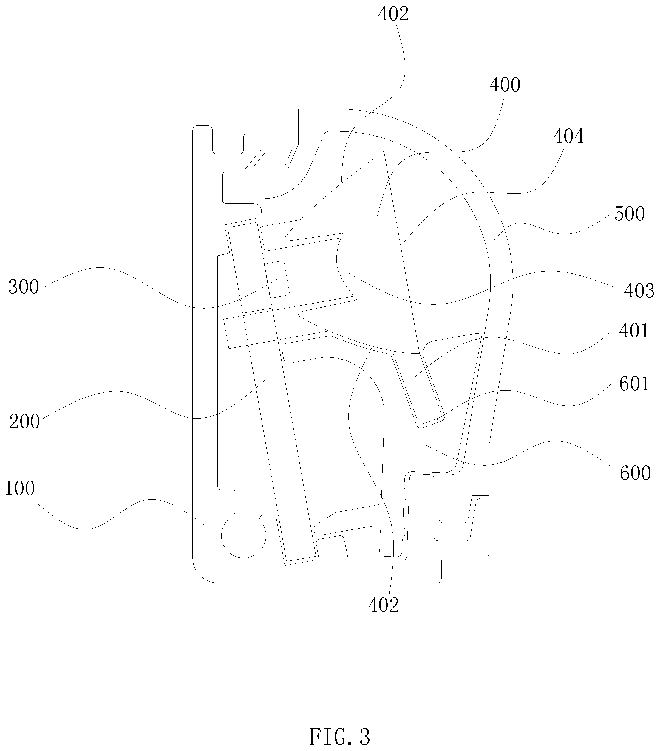 Patent US11774052 Figure 3 – High-efficiency linear light source focused strip lamp