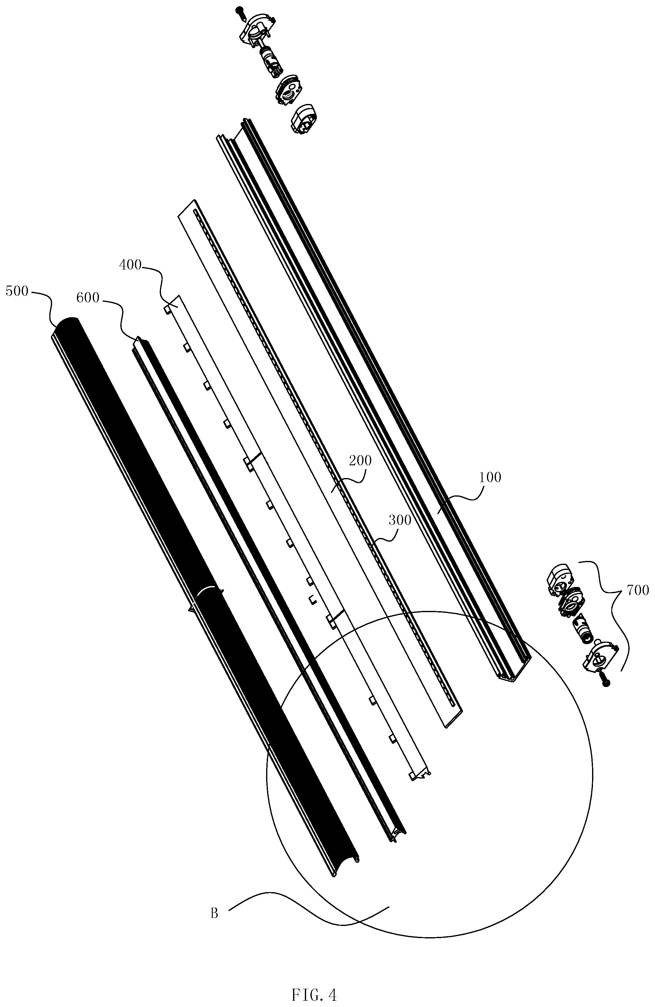 Patent US11774052 Figure 4 – High-efficiency linear light source focused strip lamp