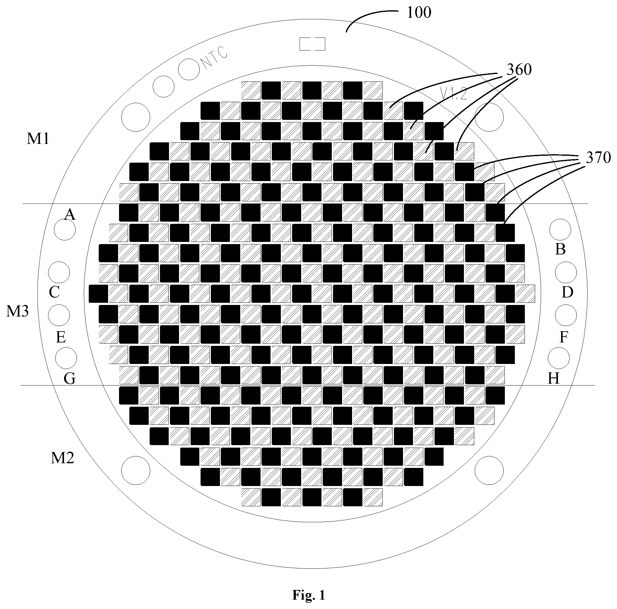 Patent US11774053 Figure 1 – Light board and spotlight