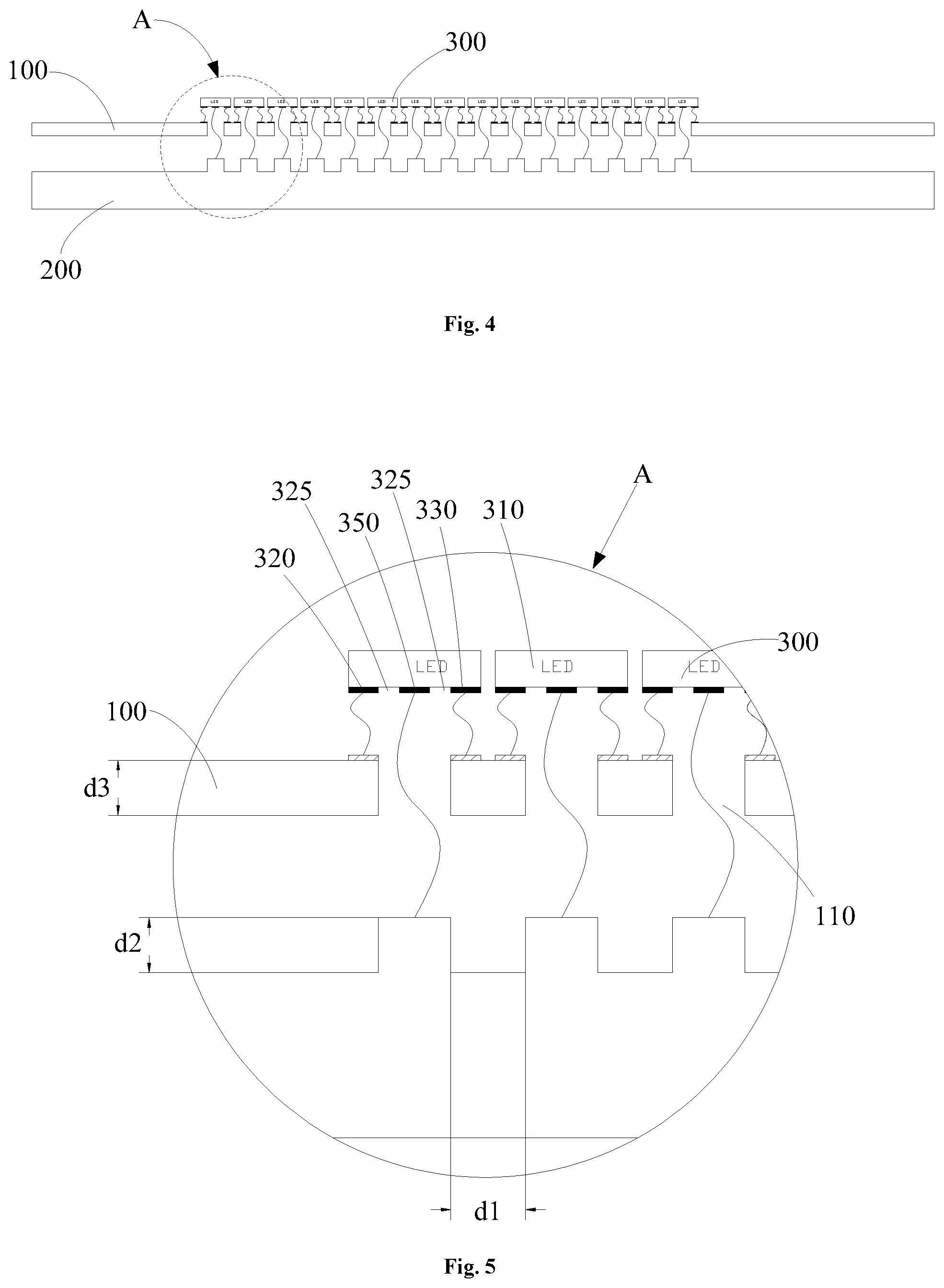 Patent US11774053 Figure 4 – Light board and spotlight