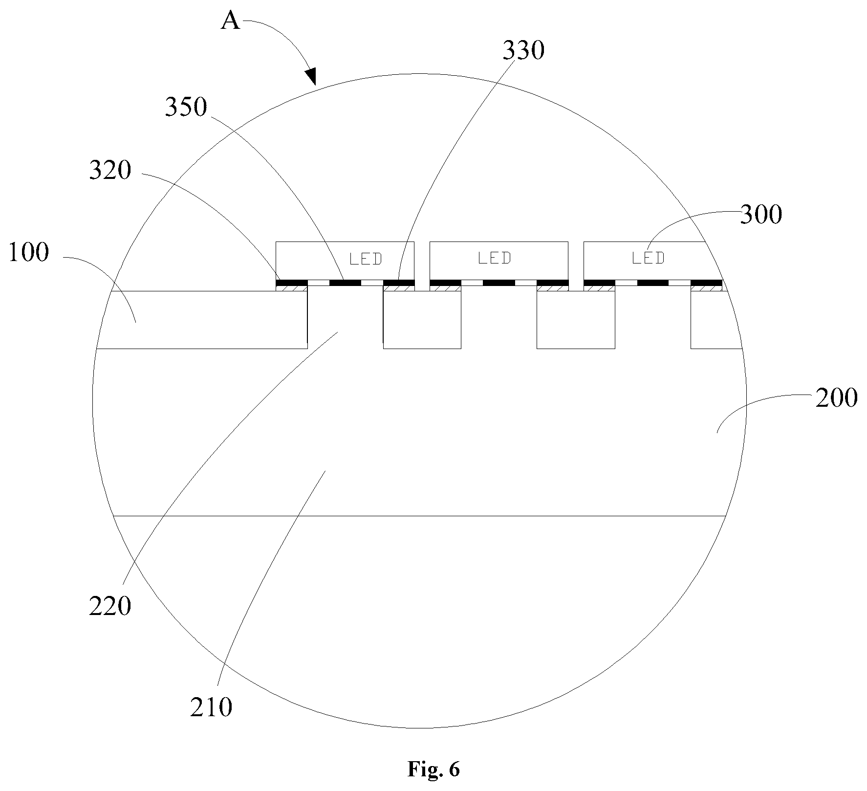 Patent US11774053 Figure 5 – Light board and spotlight