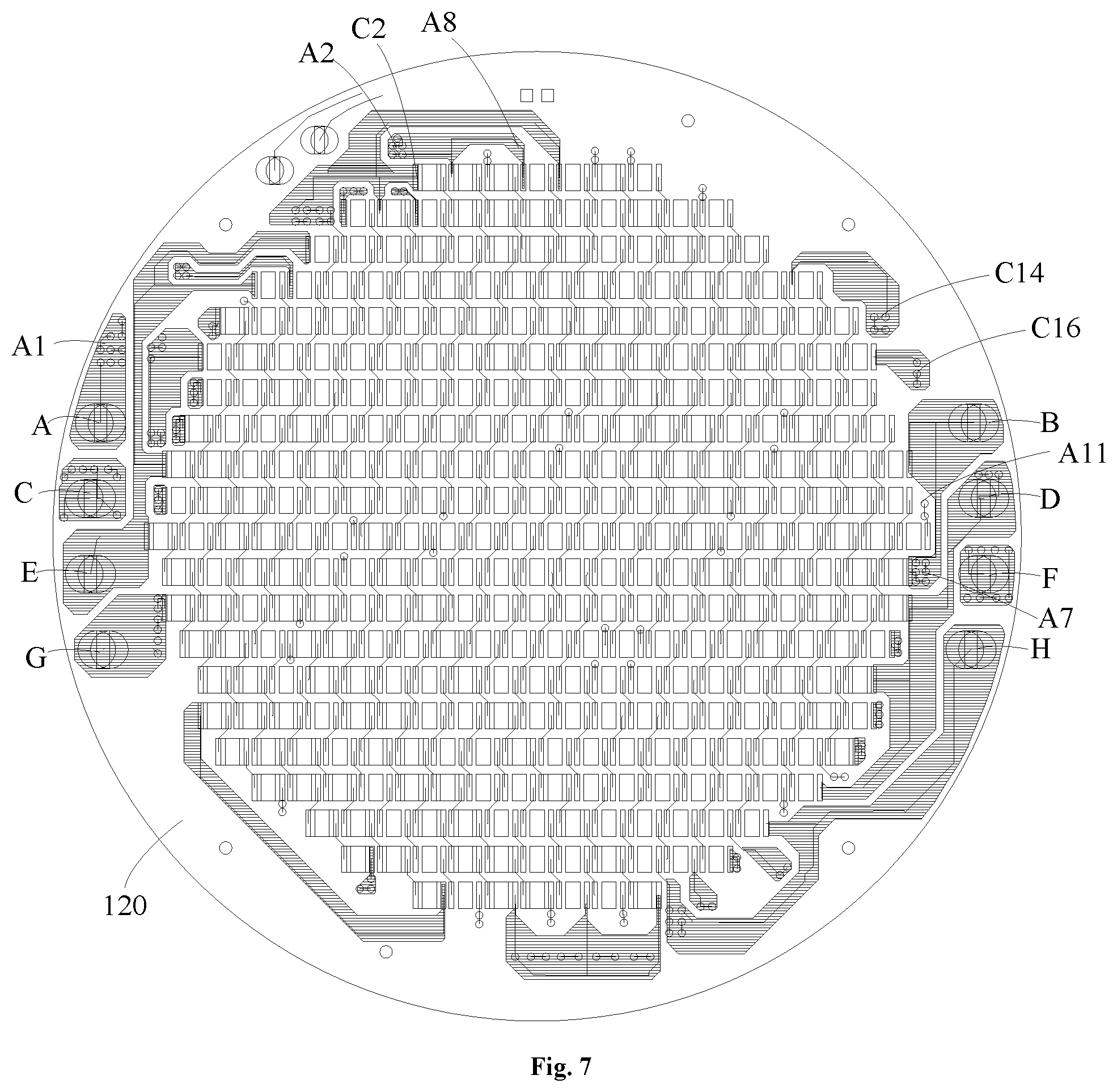 Patent US11774053 Figure 6 – Light board and spotlight