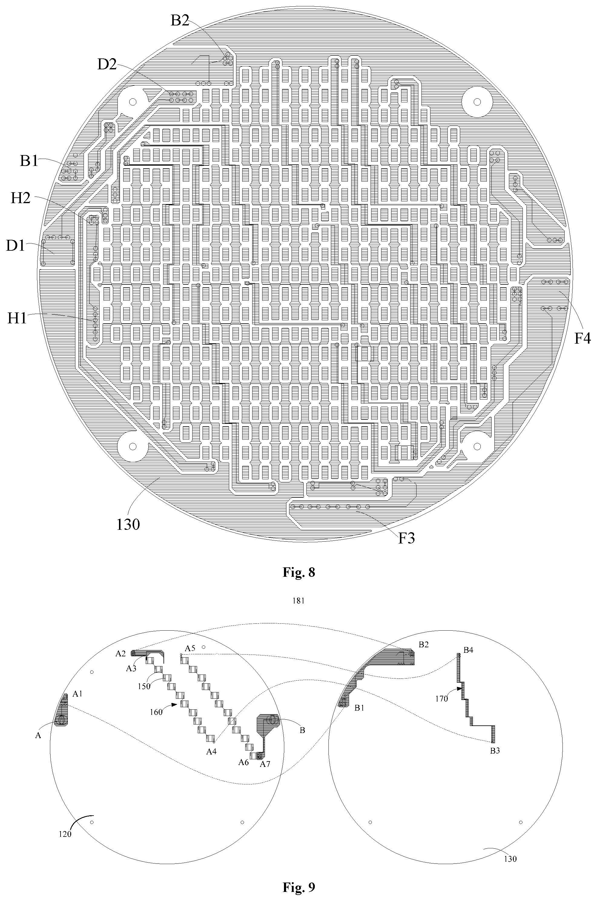 Patent US11774053 Figure 7 – Light board and spotlight