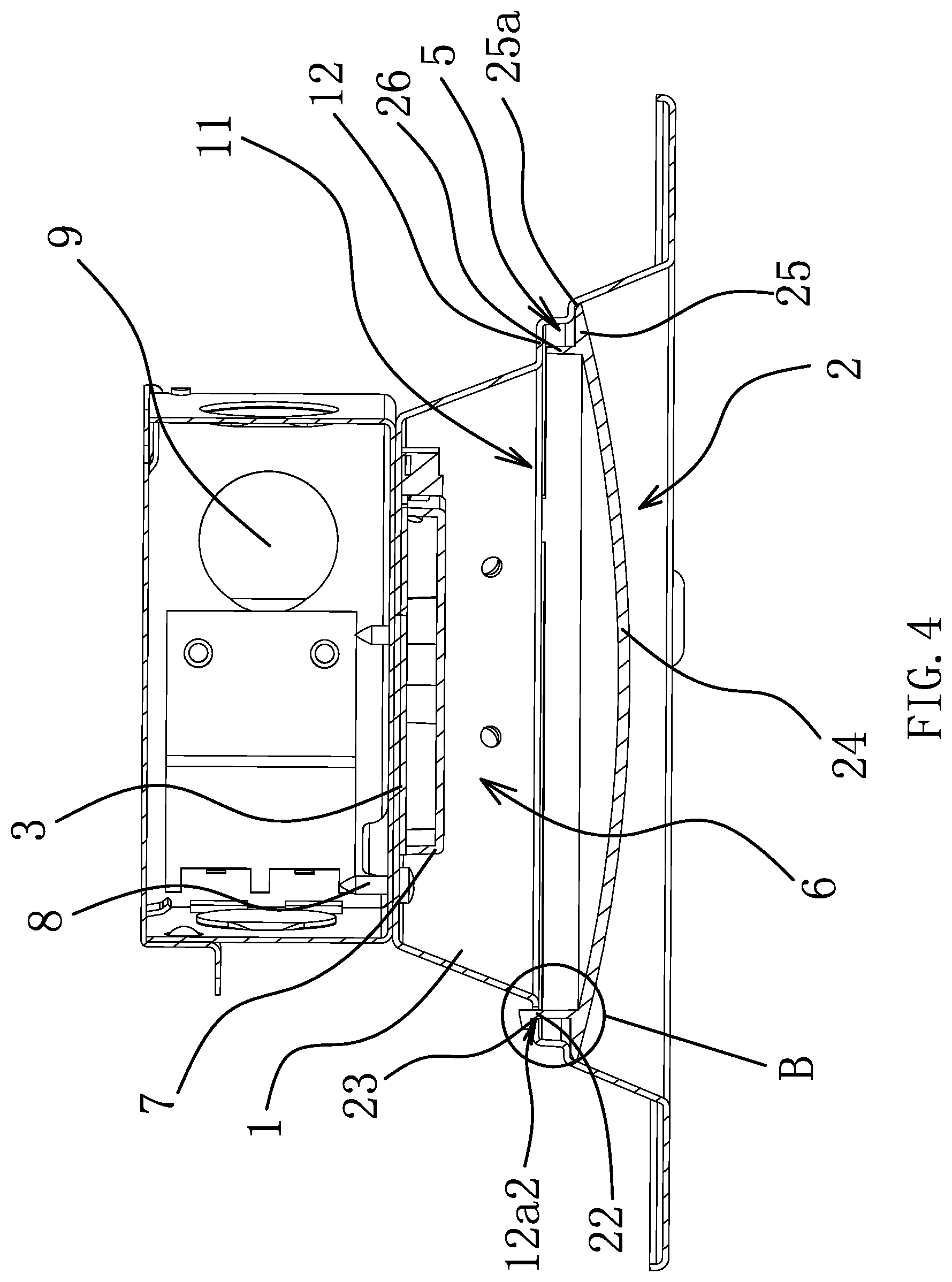 Patent US11774054 Figure 4 – Downlight
