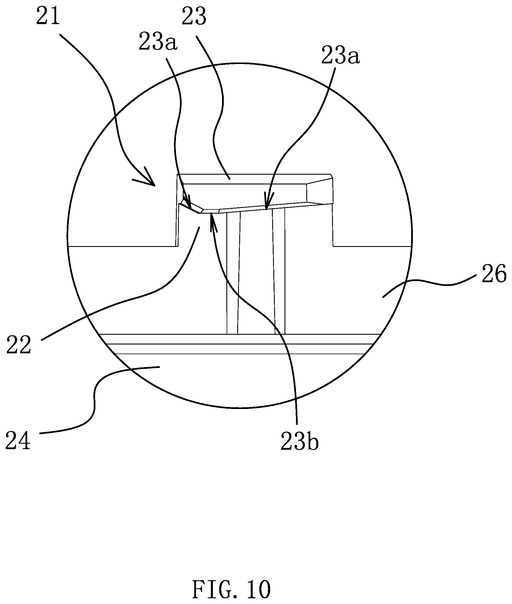 Patent US11774054 Figure 10 – Downlight