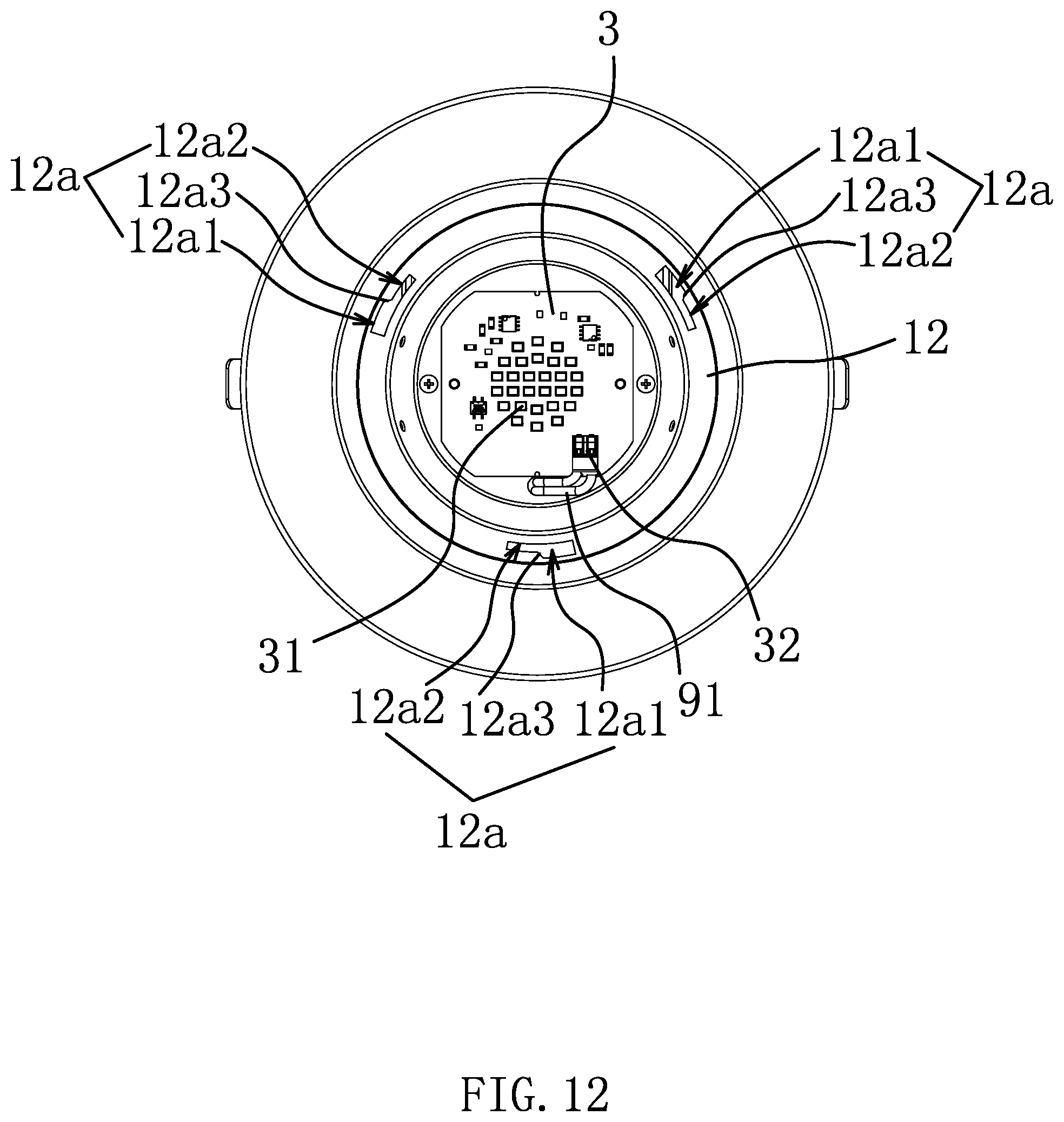 Patent US11774054 Figure 12 – Downlight