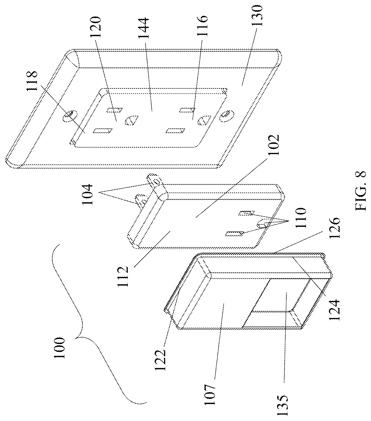 Patent US11774055 Figure 8 – Tamper resistant nightlight