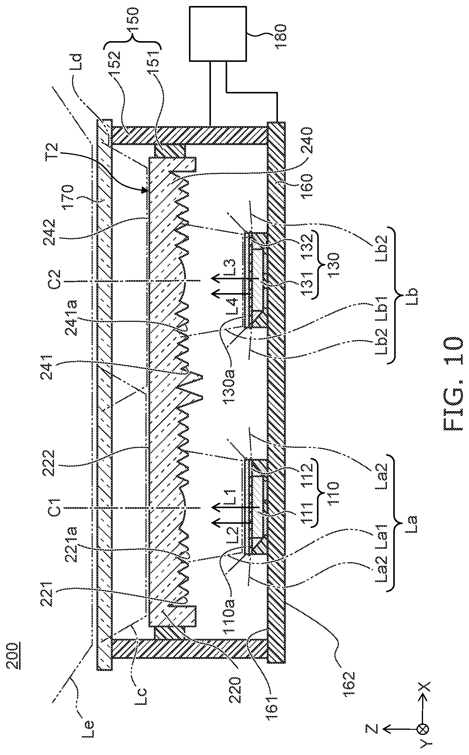 Patent US11774057 Figure 10 – Light emitting module