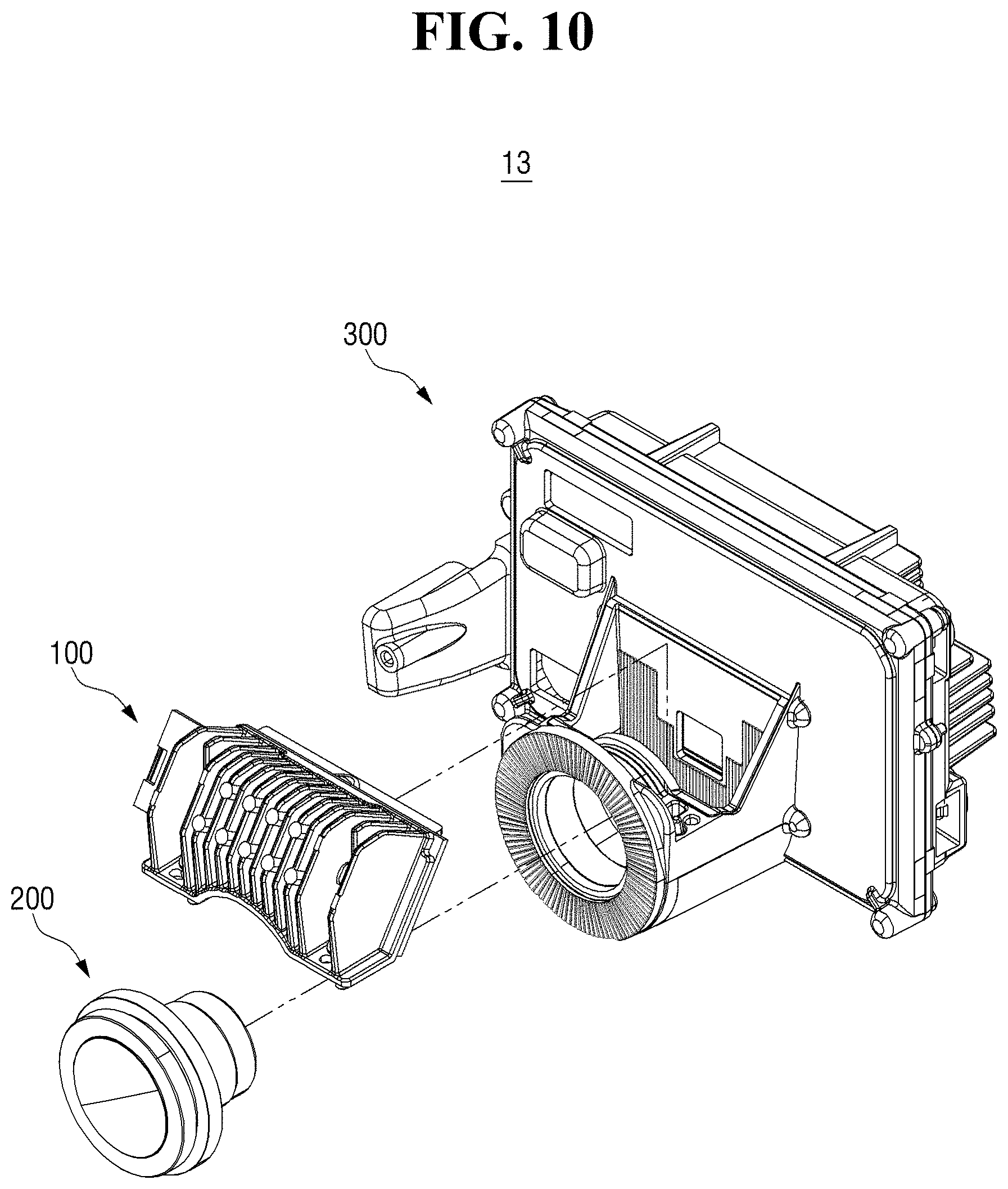 Patent US11774059 Figure 10 – Lamp for vehicle