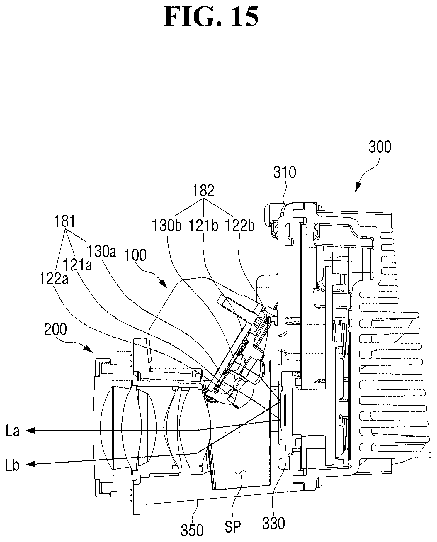 Patent US11774059 Figure 15 – Lamp for vehicle